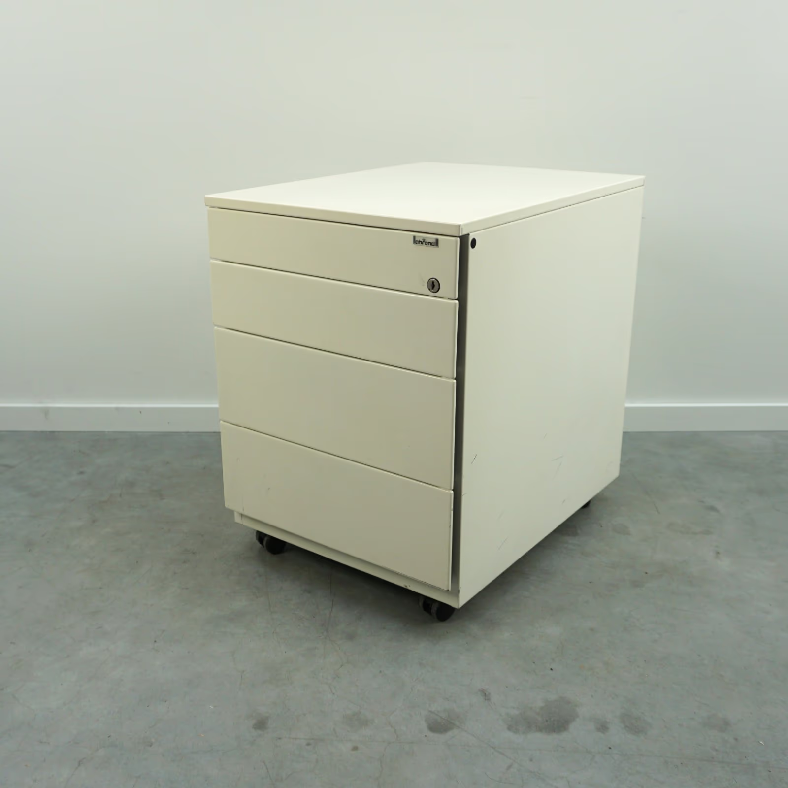 Ahrend Rollcontainer | 4 Schubladen | Creme | 57 x 43 x 56 cm Ahrend Rollcontainer | 4 Schubladen | Creme | 57 x 43 x 56 cm