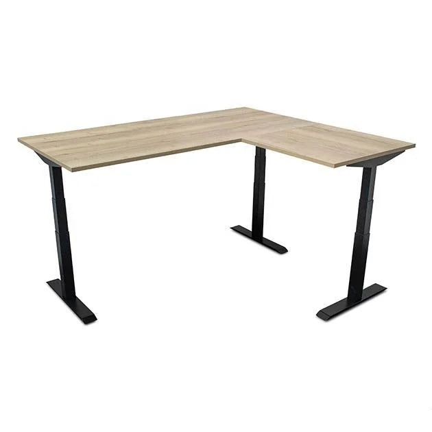 SET : Steh-Sitz Eck-Schreibtisch ERGO + ERGO Bürostuhl SET : Steh-Sitz Eck-Schreibtisch ERGO + ERGO Bürostuhl