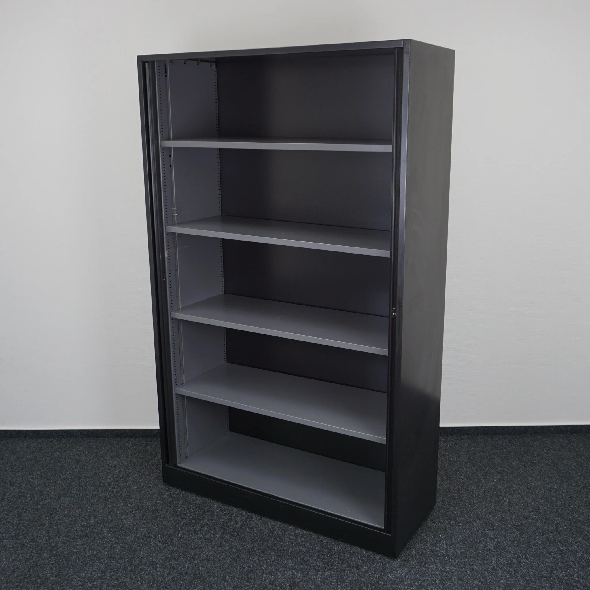 Ahrend Aktenschrank | Rolladen | Schwarz | 195 x 120 x 45 cm | 5 OH Ahrend Aktenschrank | Rolladen | Schwarz | 195 x 120 x 45 cm | 5 OH