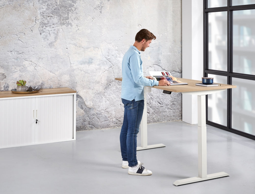 RMOffice ErgoBUDGET | Elektrisch höhenverstellbarer Schreibtisch