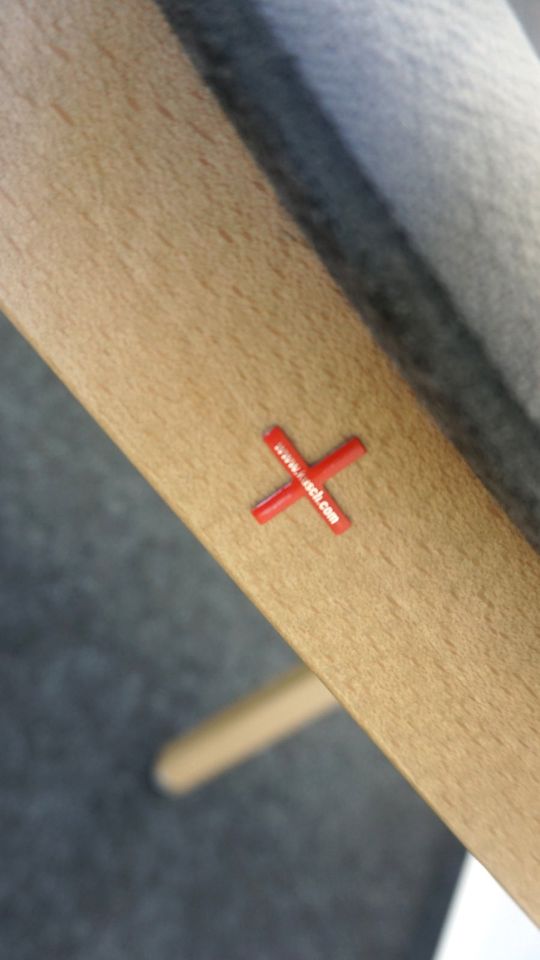 Kusch + Co Njord Design Stuhl | Filz | Anthrazit-Grau