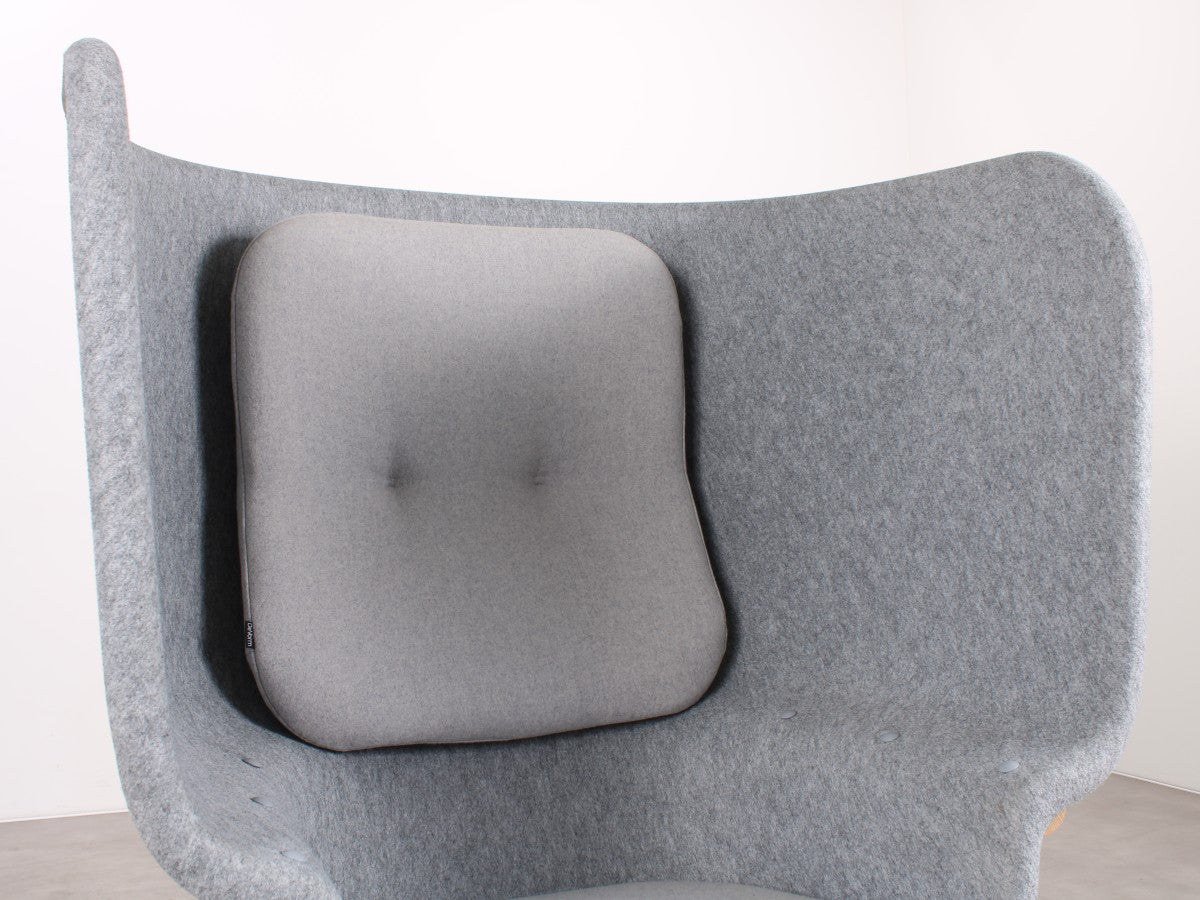 Rückenkissen des De Vorm Pod Privacy Akustiksessels