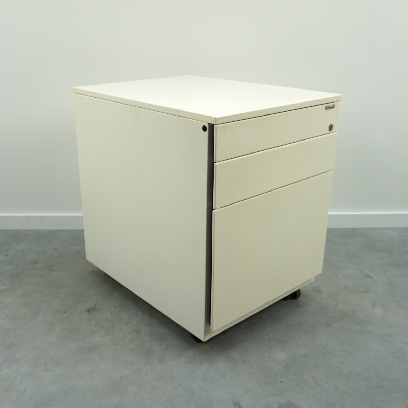 Ahrend Rollcontainer | 3 Schubladen | Creme | 57 x 43 x 56 cm
