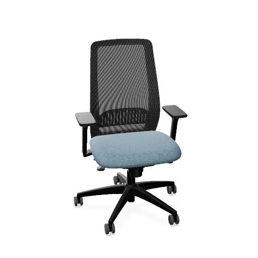 Bürodrehstuhl Claro DGLM - Netzrücken, A