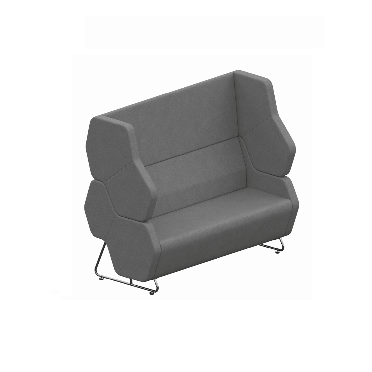 NowyStyl Hexa 212 Loungesofa Grau