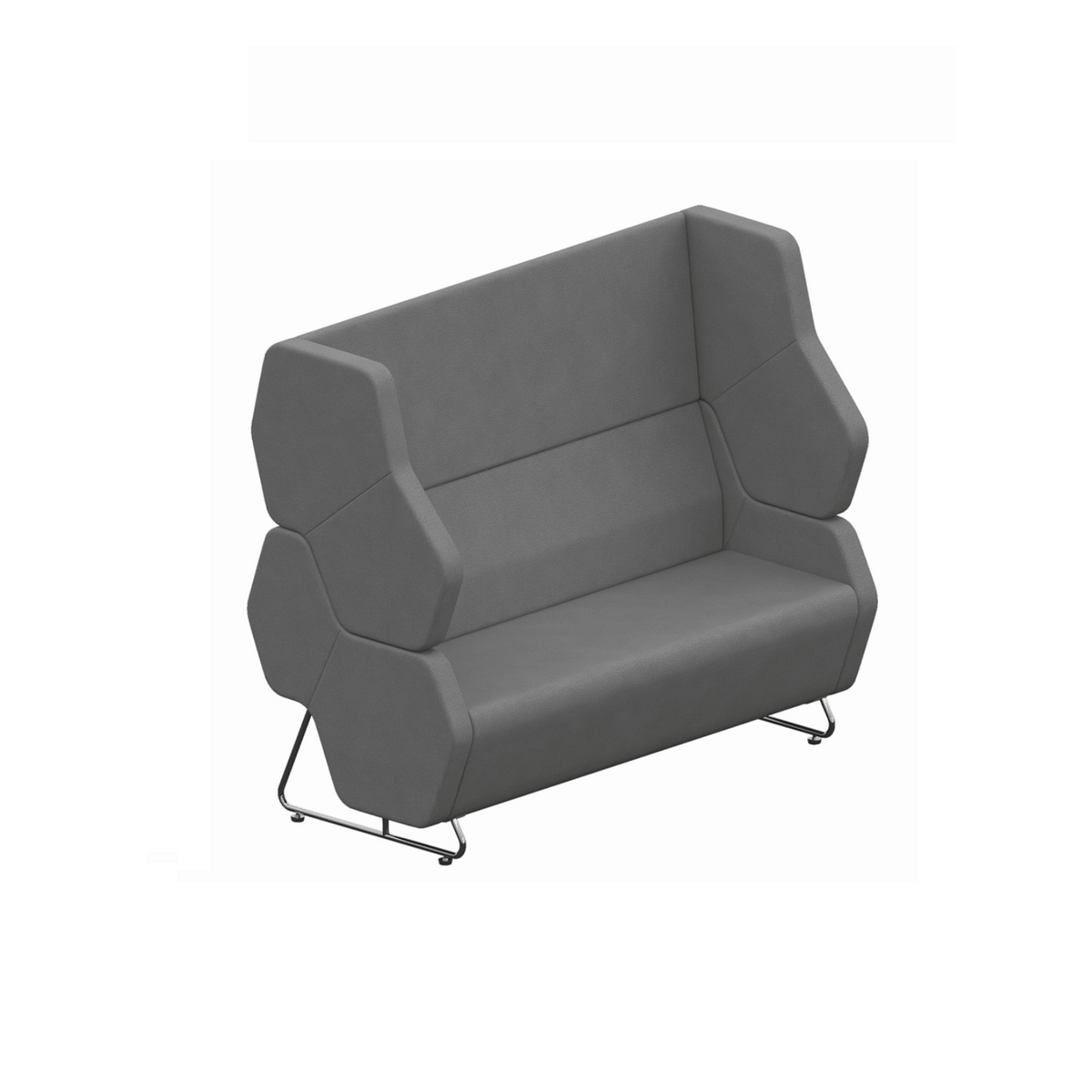NowyStyl Hexa 212 Loungesofa Grau