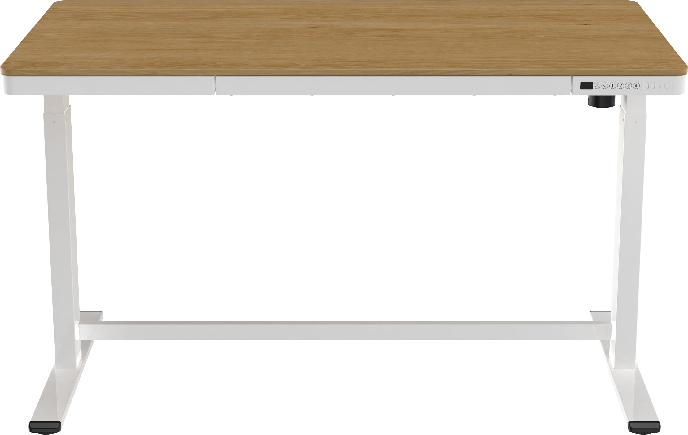 Euroseats Schreibtisch | Elektrisch höhenverstellbar | 140 x 70 cm
