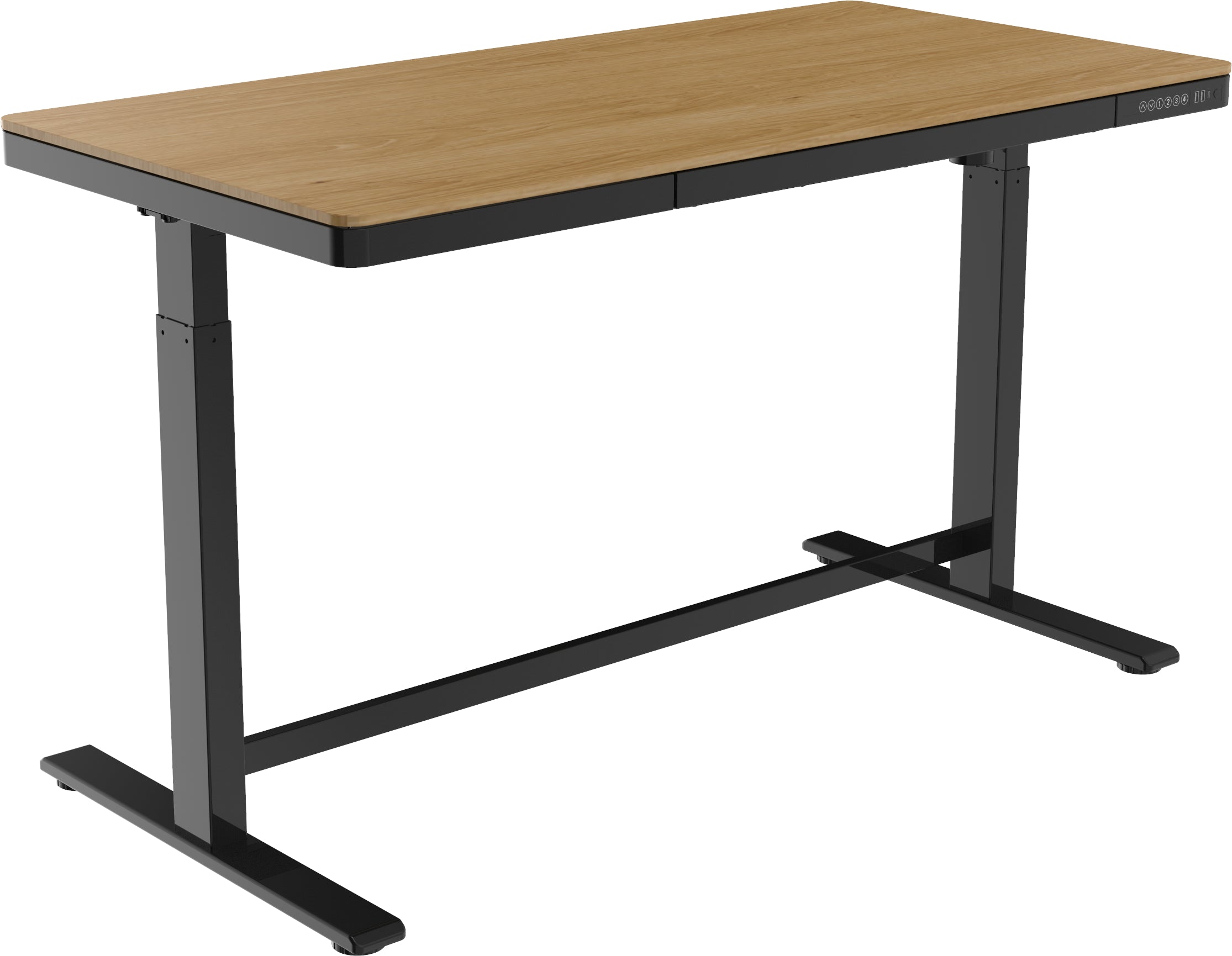 Euroseats Schreibtisch | Elektrisch höhenverstellbar | 140 x 70 cm