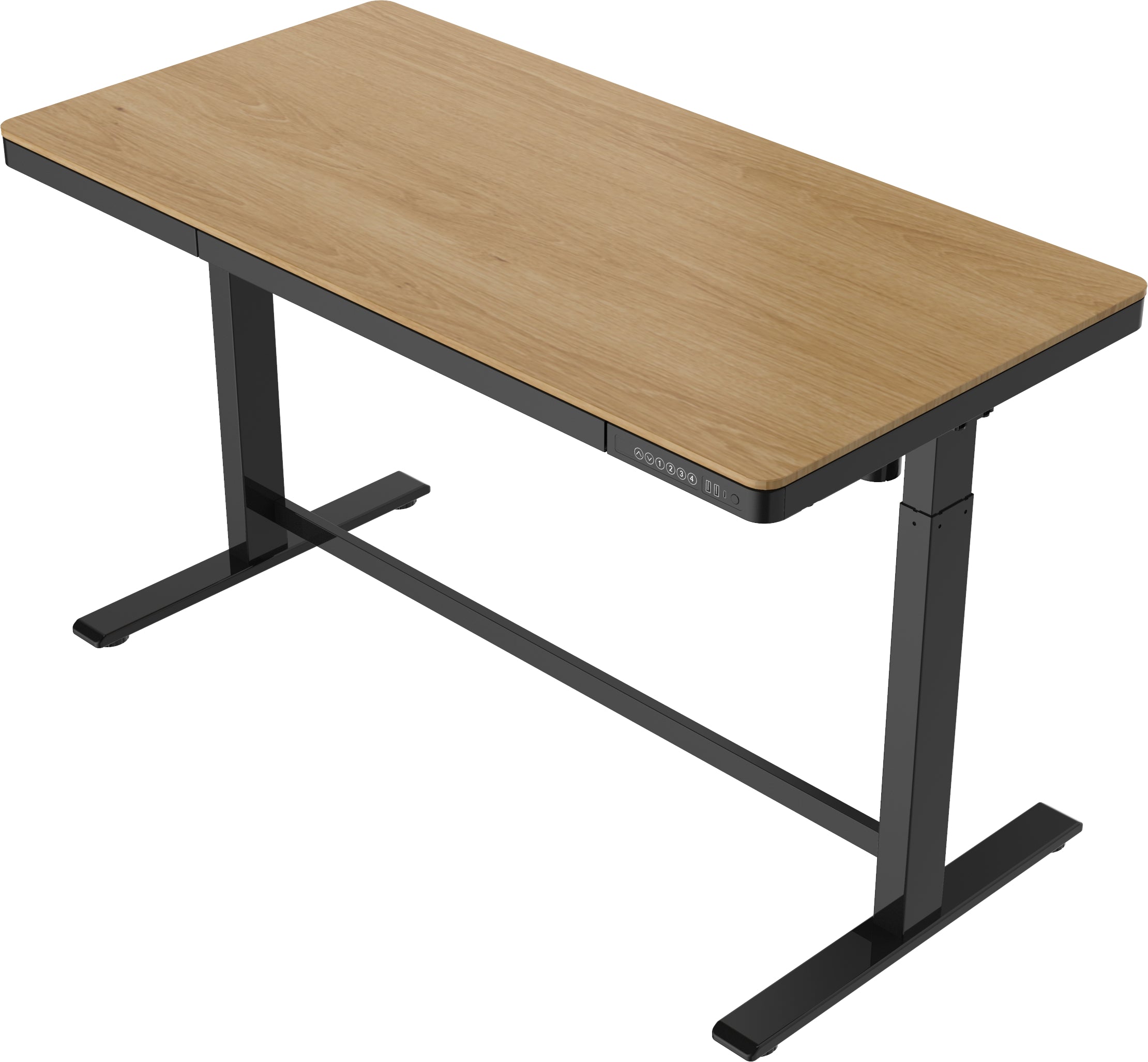 Euroseats Schreibtisch | Elektrisch höhenverstellbar | 140 x 70 cm