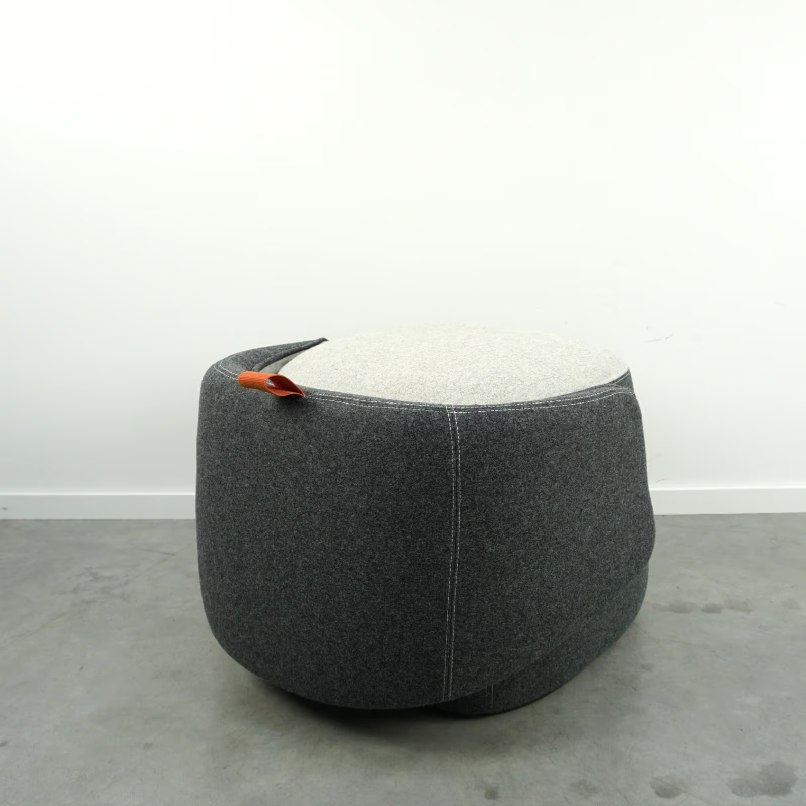 Haworth Openest Chick Pouf | Sessel | Grau Meliert