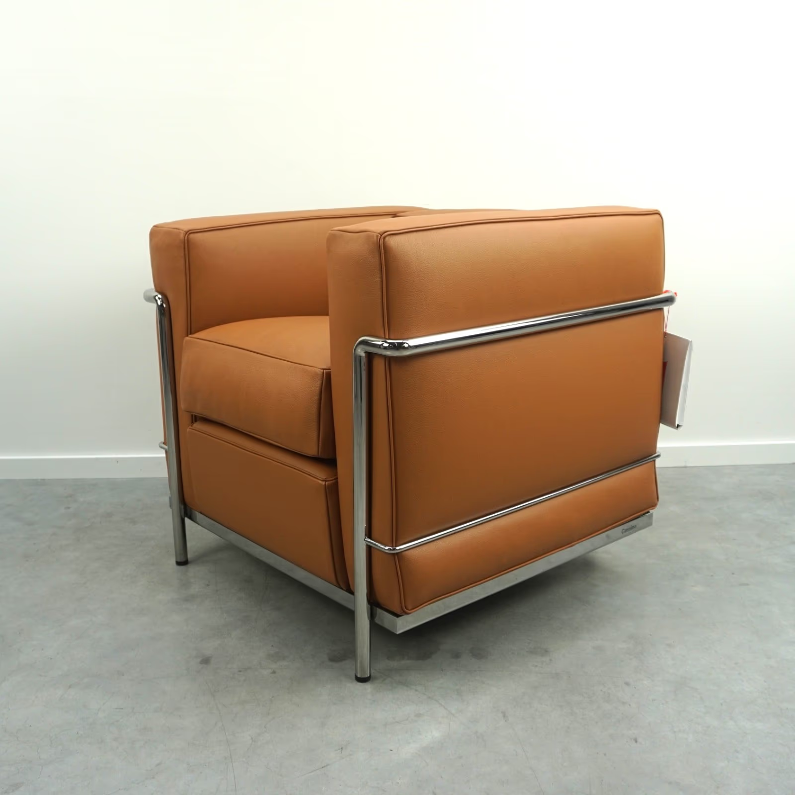 Cassina LC2 Design Sessel | Cognac | Leder