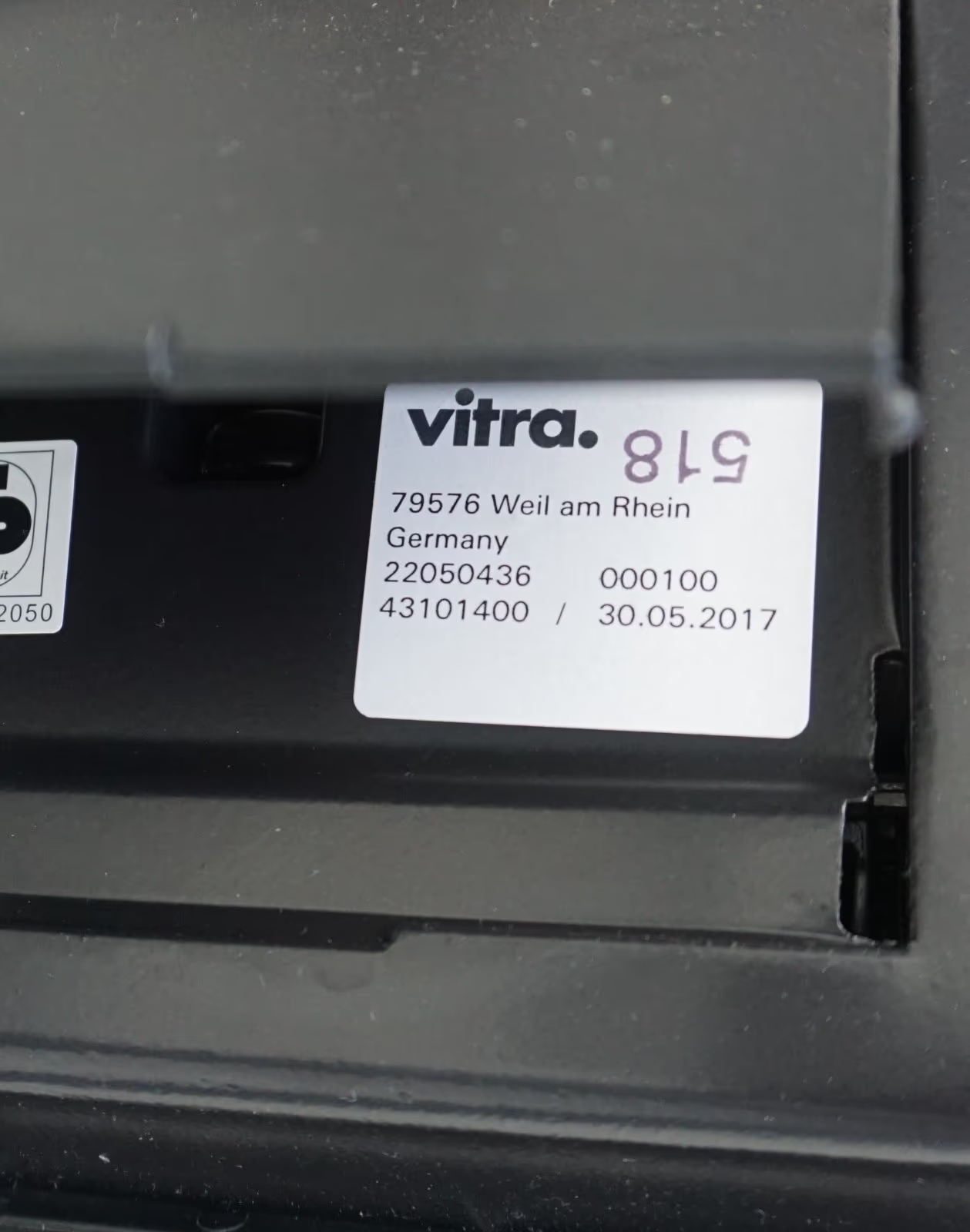 Vitra ID Trim L Bürodrehstuhl | Schwarz | Leder | Chrom