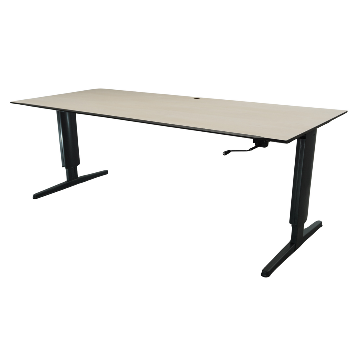 Aspa Schreibtisch | Höhenverstellbarer mit Kurbel | 200 x 85 cm