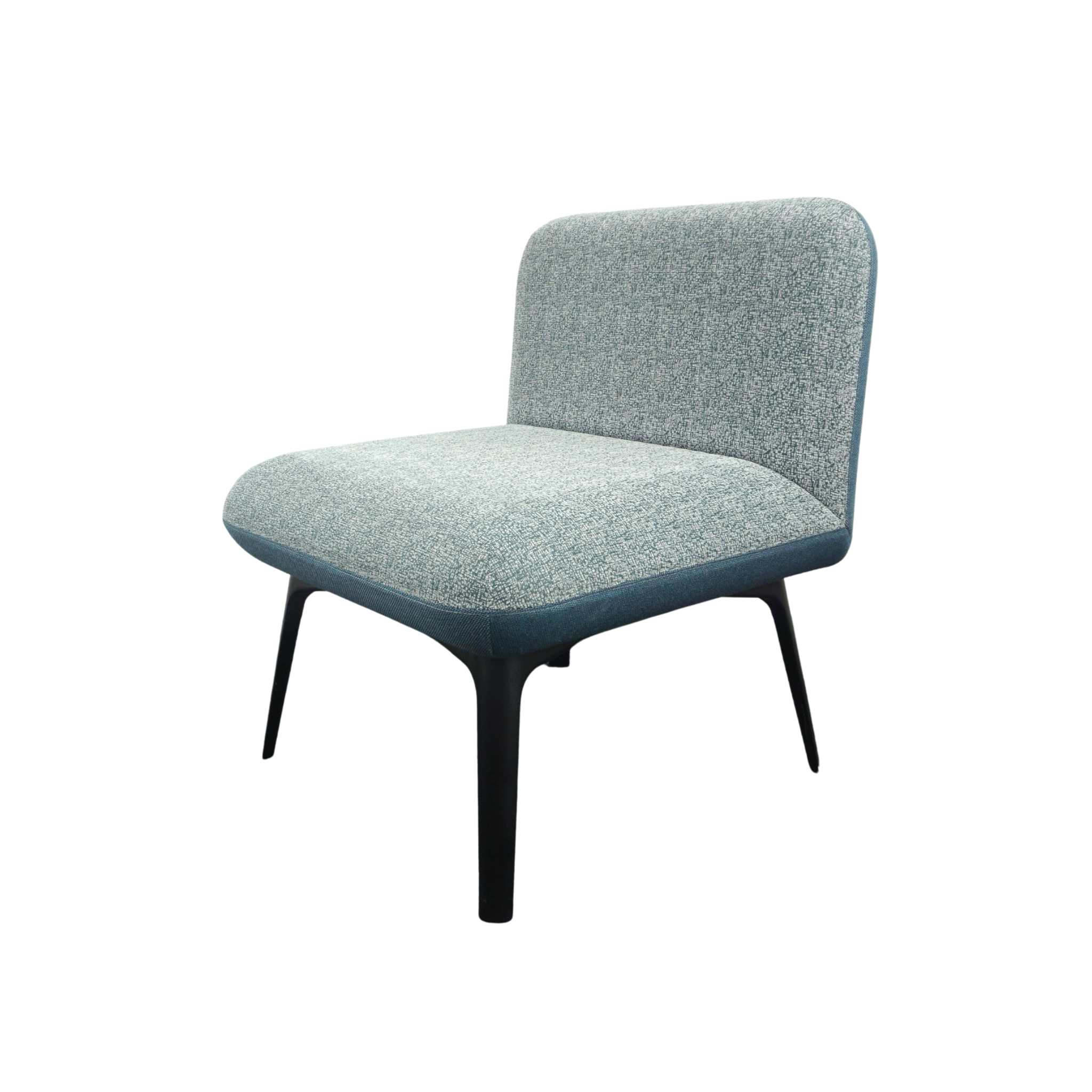 Boss Myriad Design Sessel | Blau Meliert