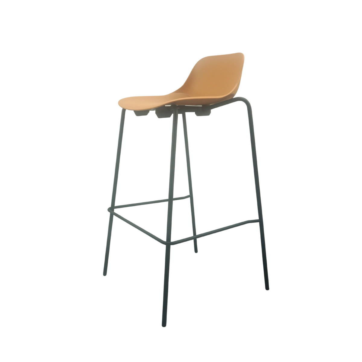 esPattio Abril Design Barhocker | Orange | Sitzhöhe ca. 75 cm