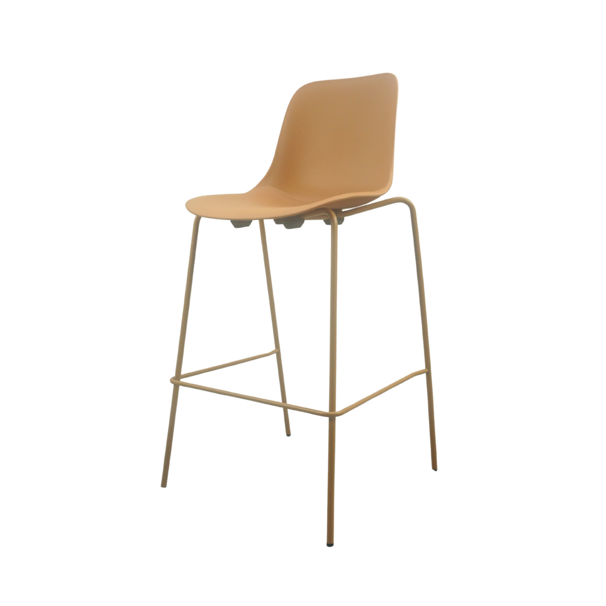 esPattio Abril Design Barhocker | Orange | Sitzhöhe ca. 75 cm