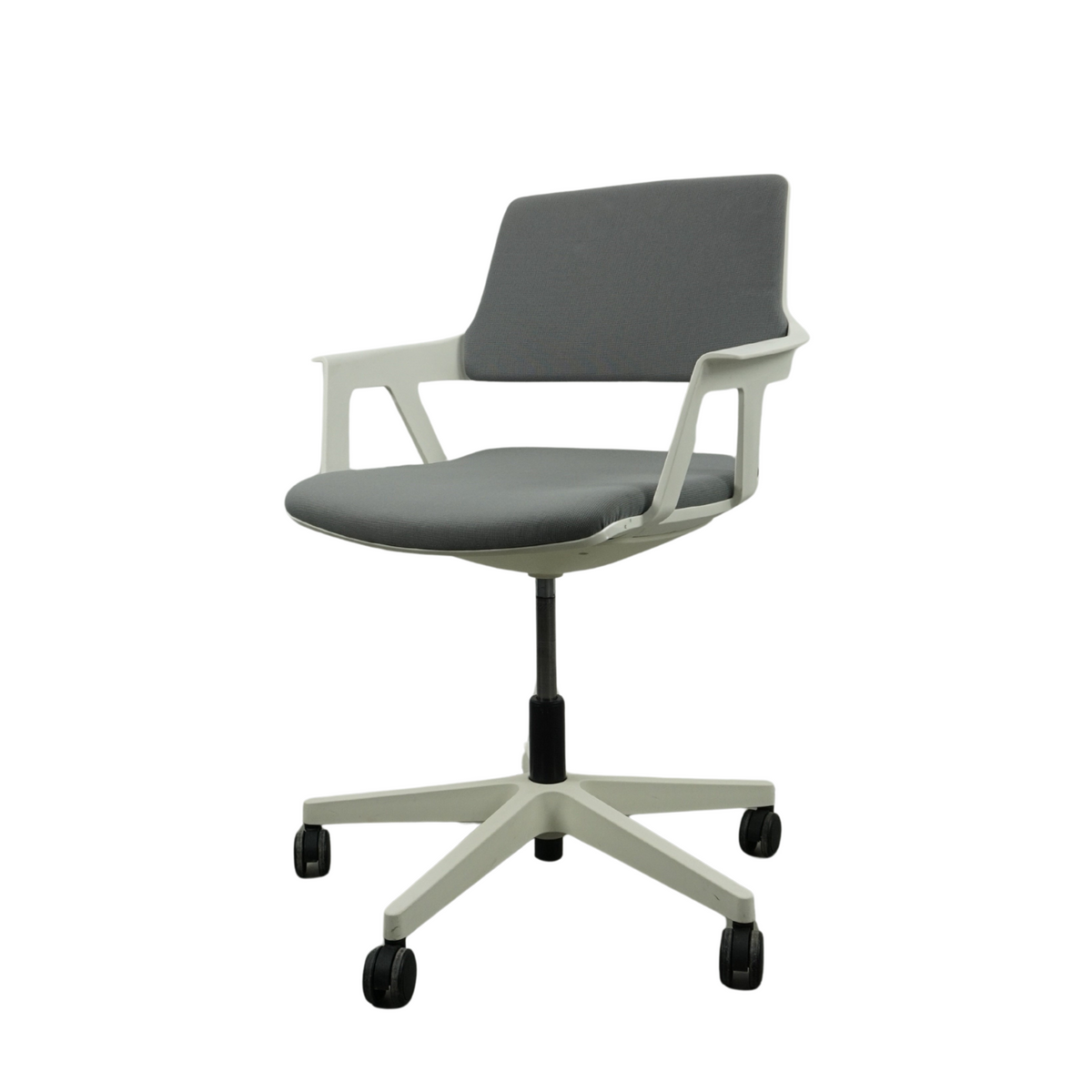 Steelcase Qivi Bürodrehstuhl | Grau-Weiß