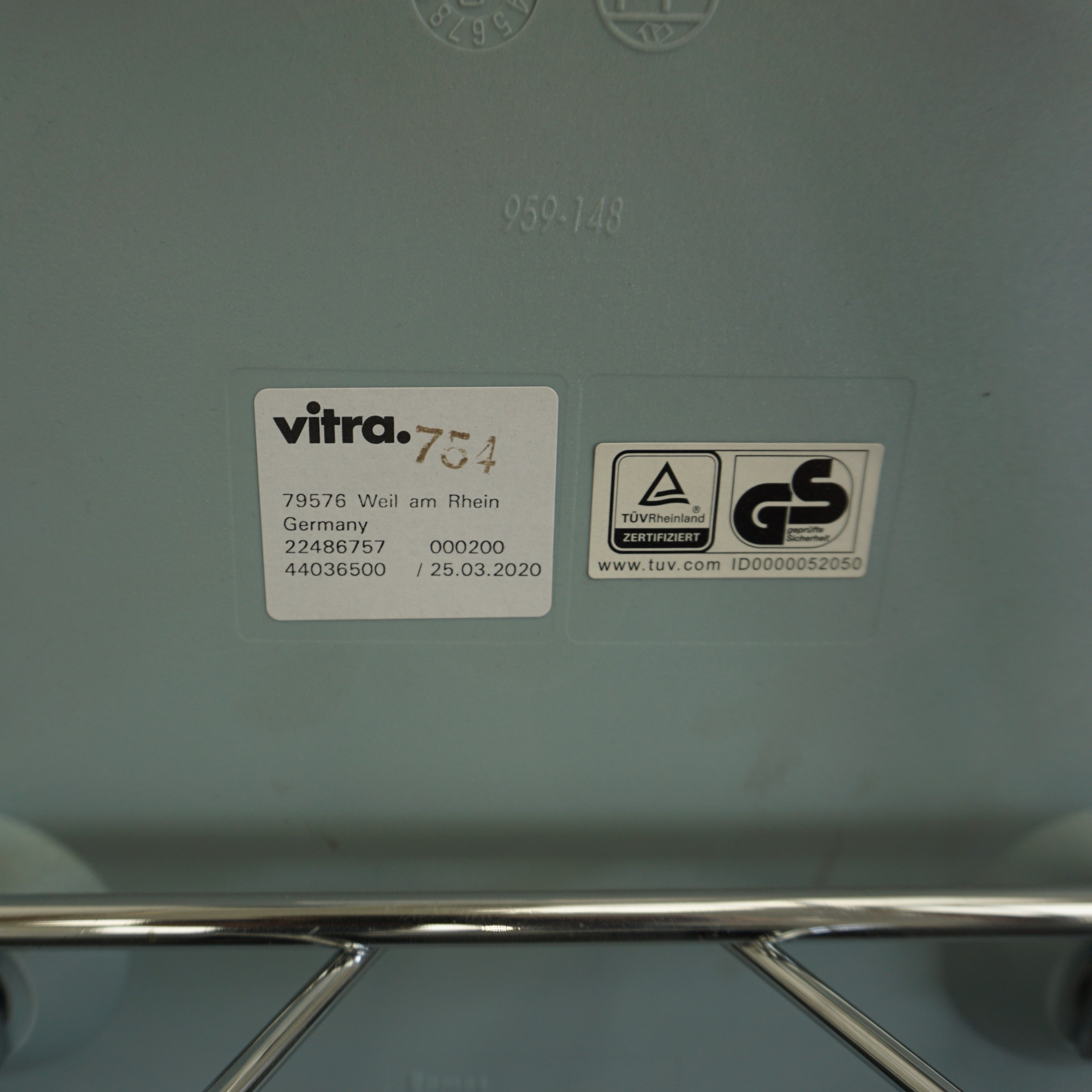 Vitra Eames Plastic Armchair RAR Design Schaukelstuhl | Hellblau