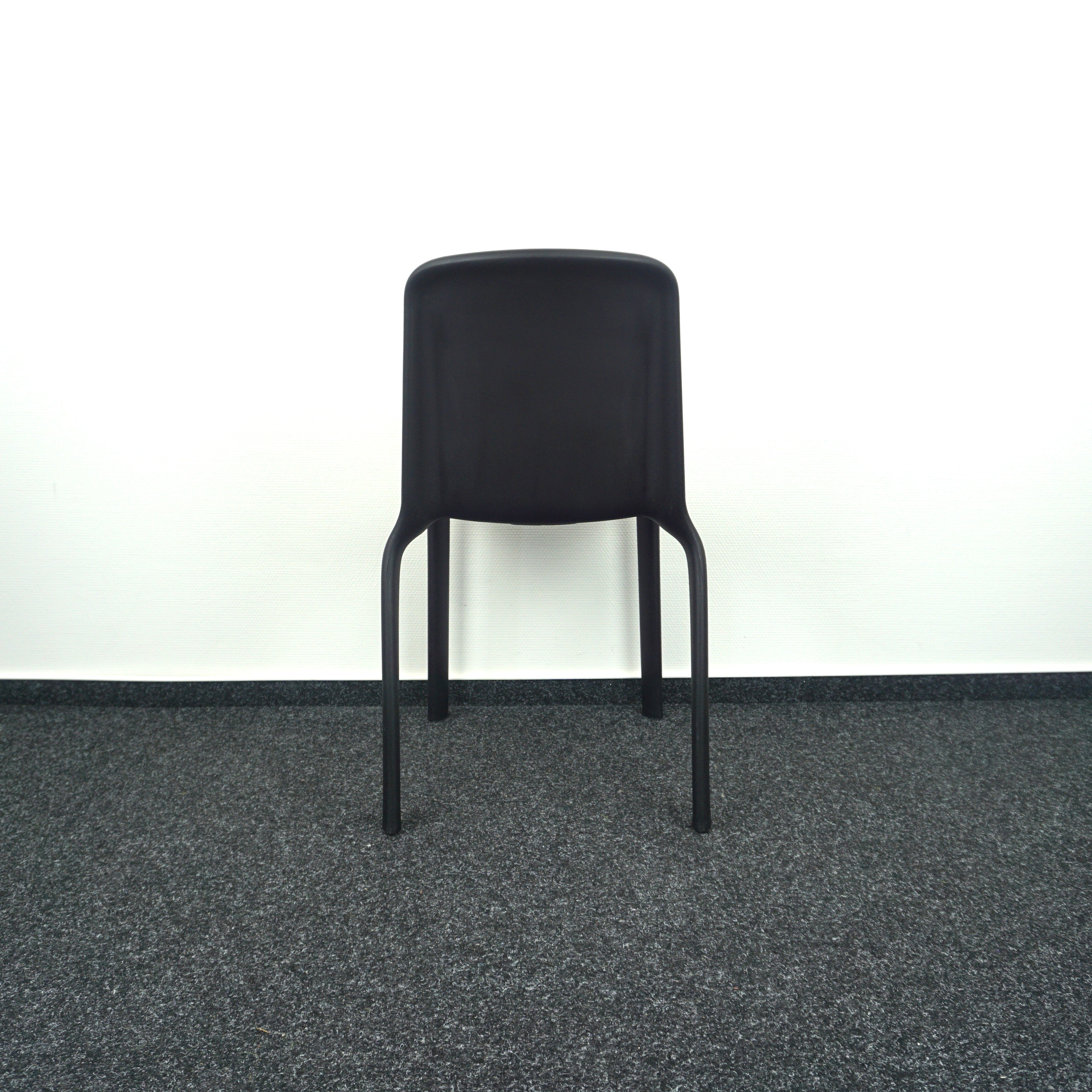 Pedrali Snow 300 Kantinenstuhl | Kunststoff | Schwarz