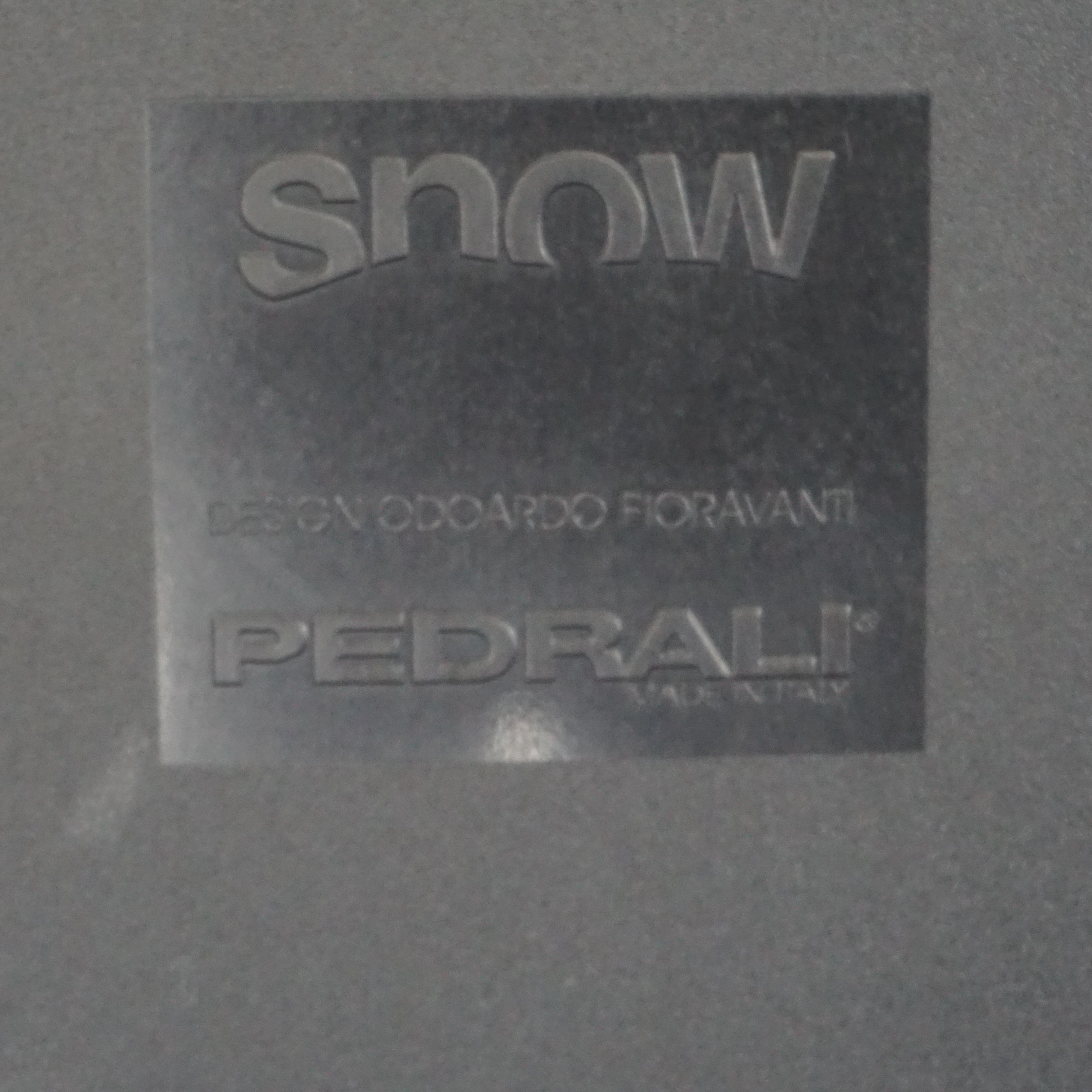 Pedrali Snow 300 Kantinenstuhl | Kunststoff | Schwarz