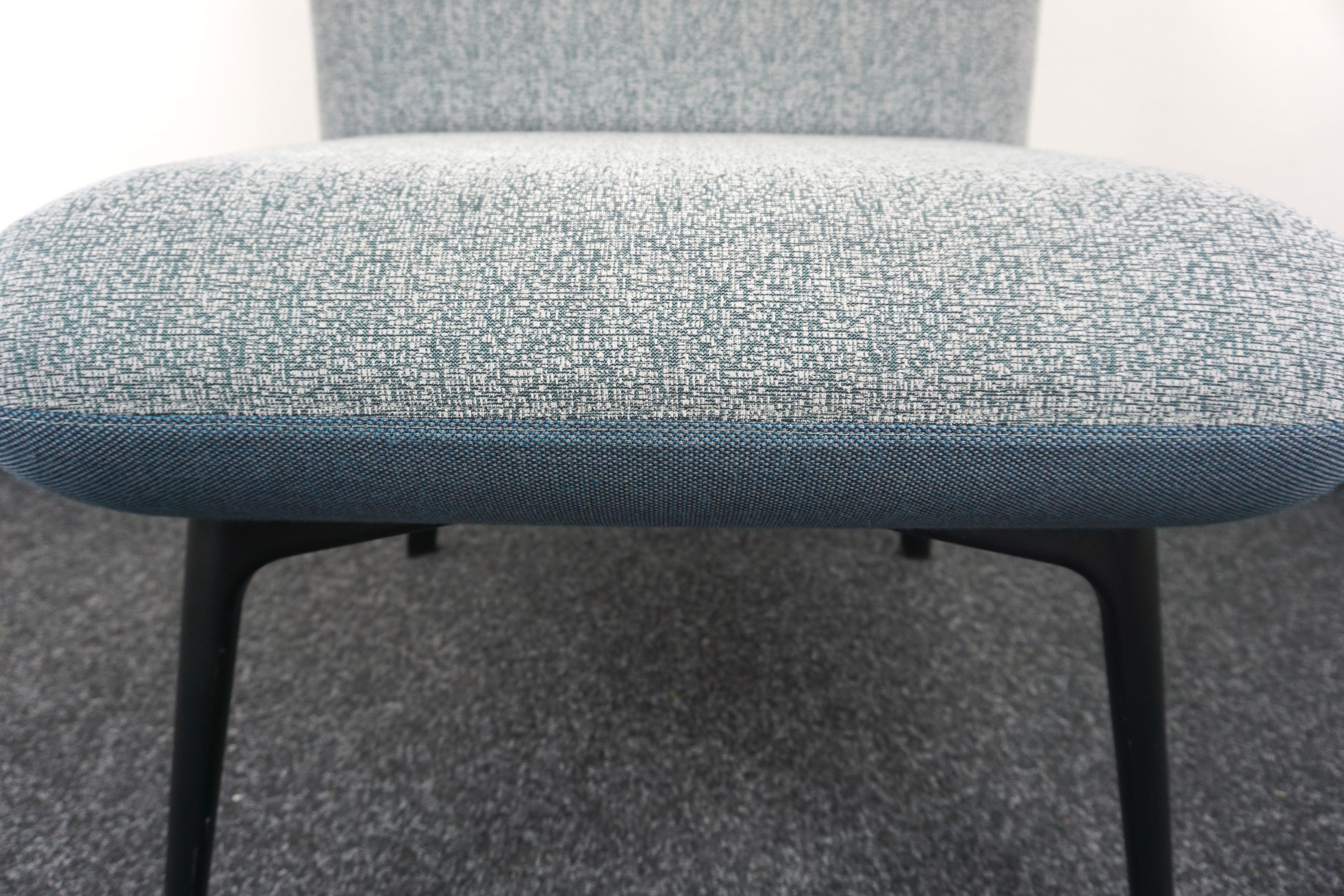 Boss Myriad Design Sessel | Blau Meliert