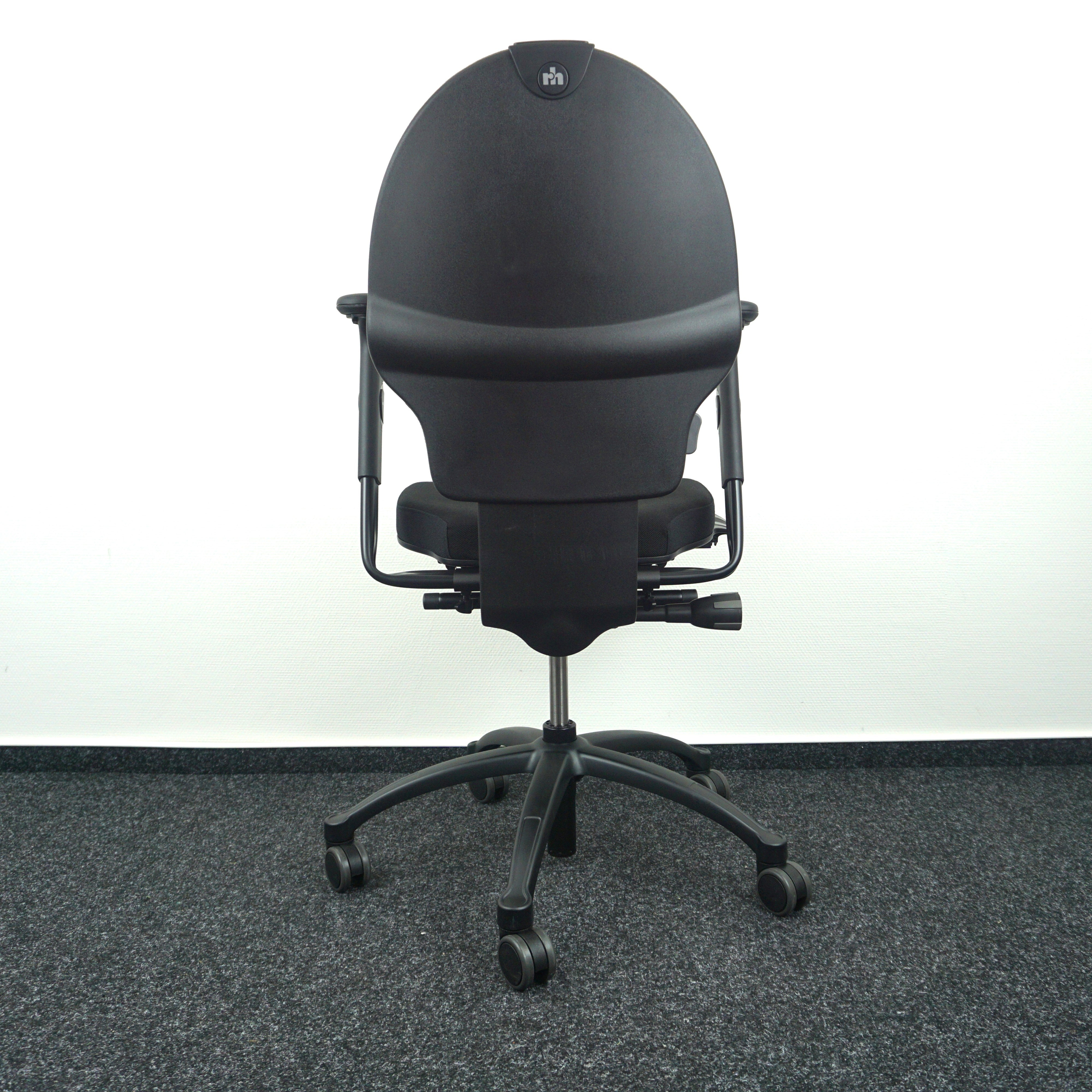 RH Extend 100 Ergonomischer Bürodrehstuhl Schwarz Rückenansicht