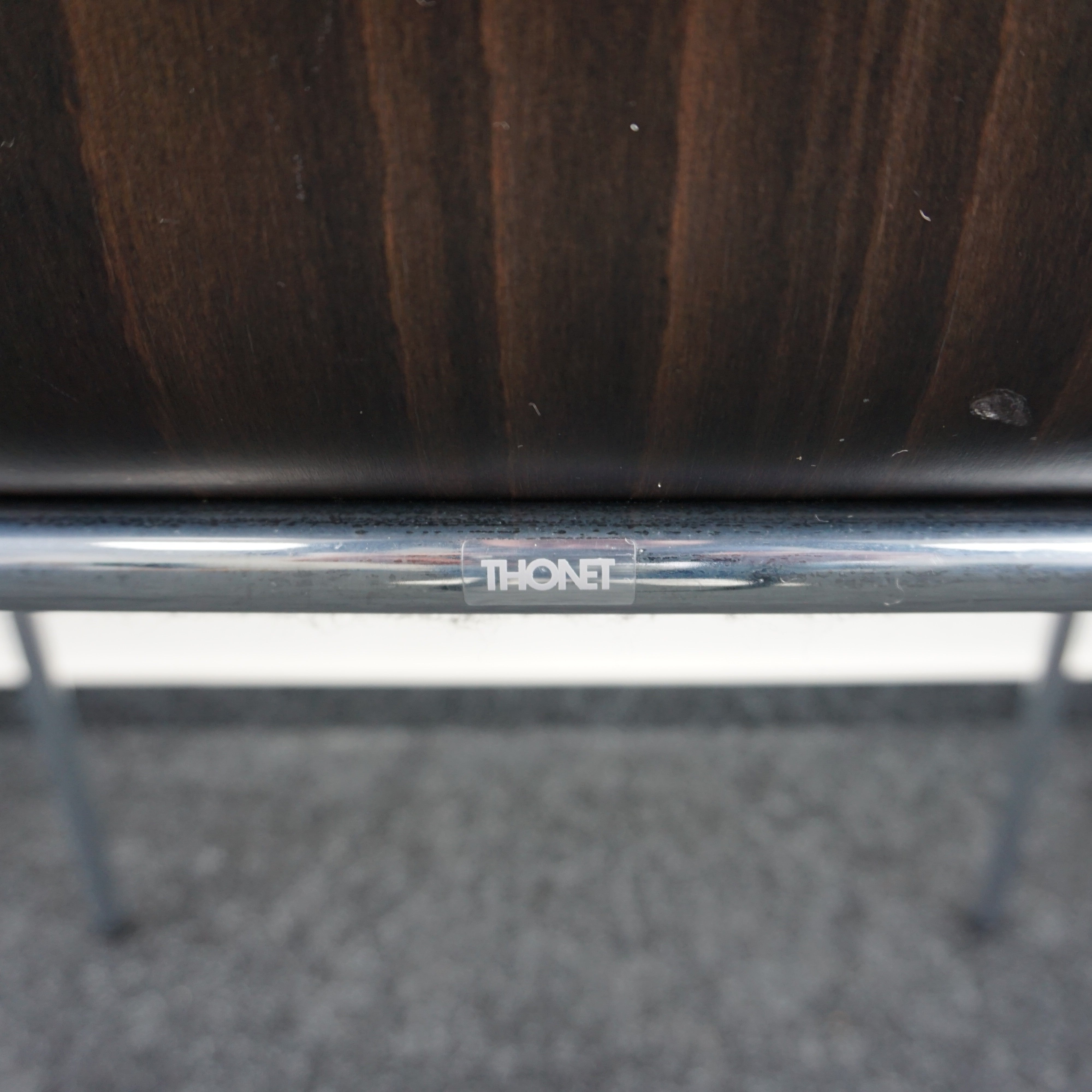 Thonet S160 Konferenzstuhl | Holz | Beige