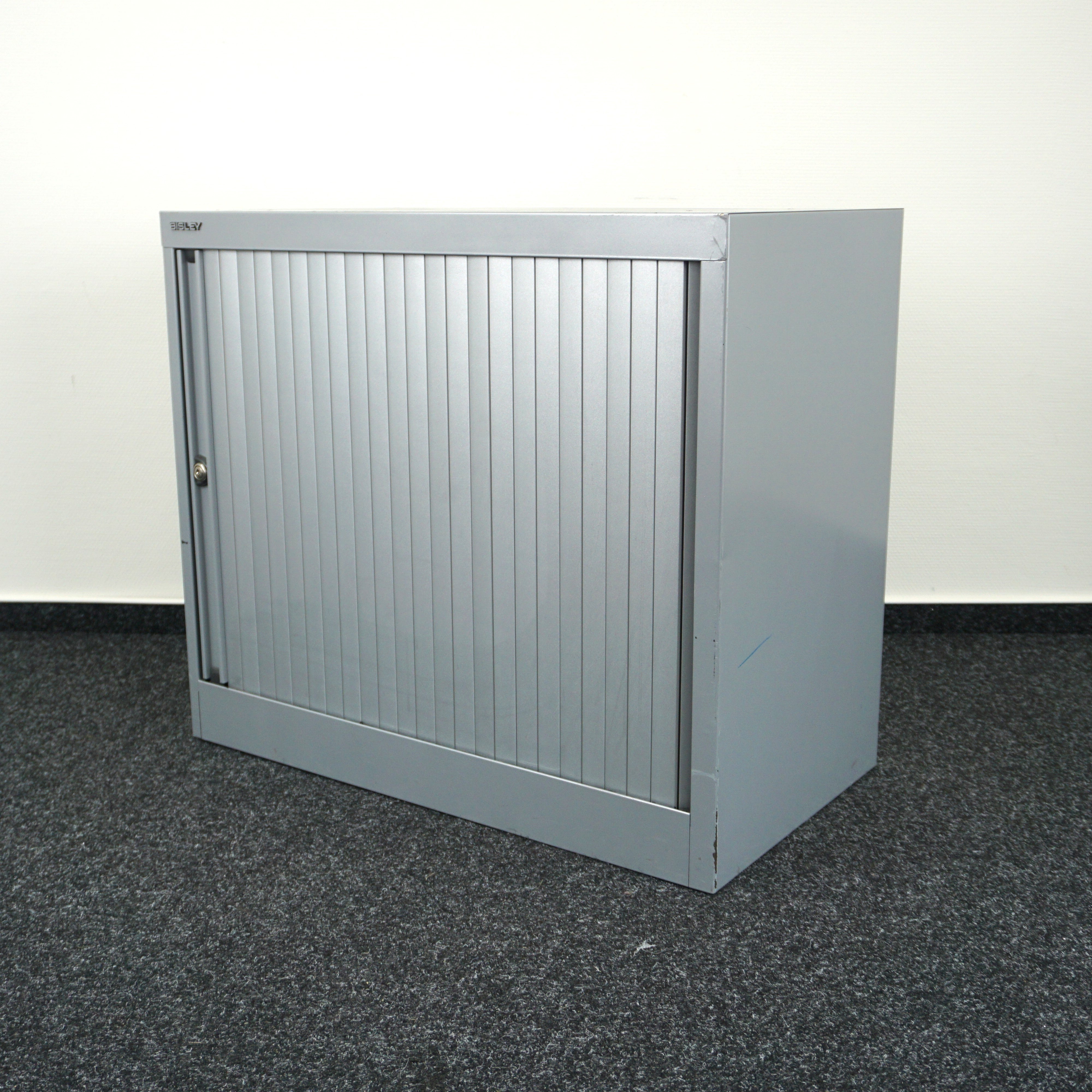 Bisley Jalousienschrank 102,9 x 80 x 43 cm Silber