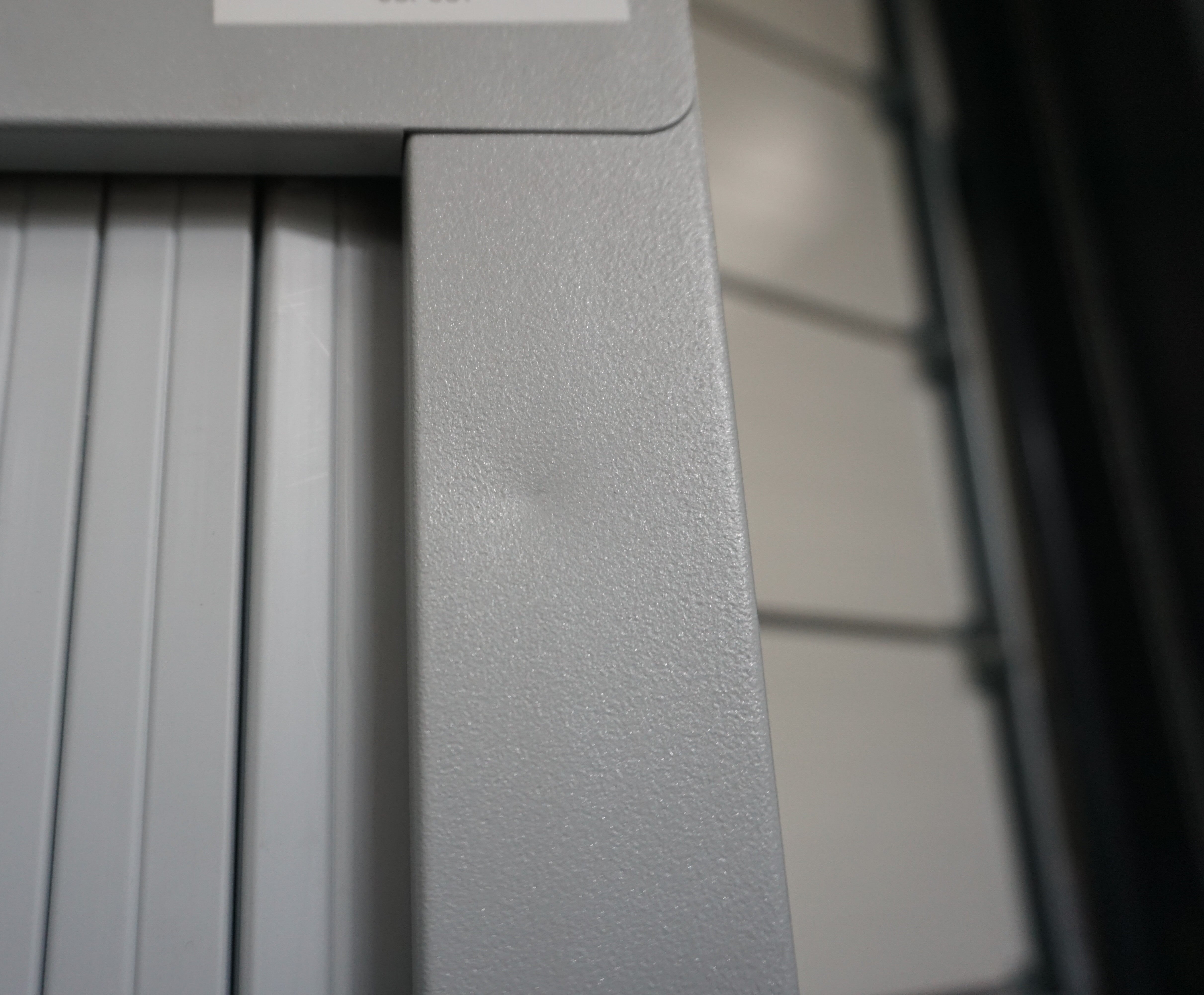 Jalousieschrank | 195 x 80 x 45 cm | Grau | 5 OH
