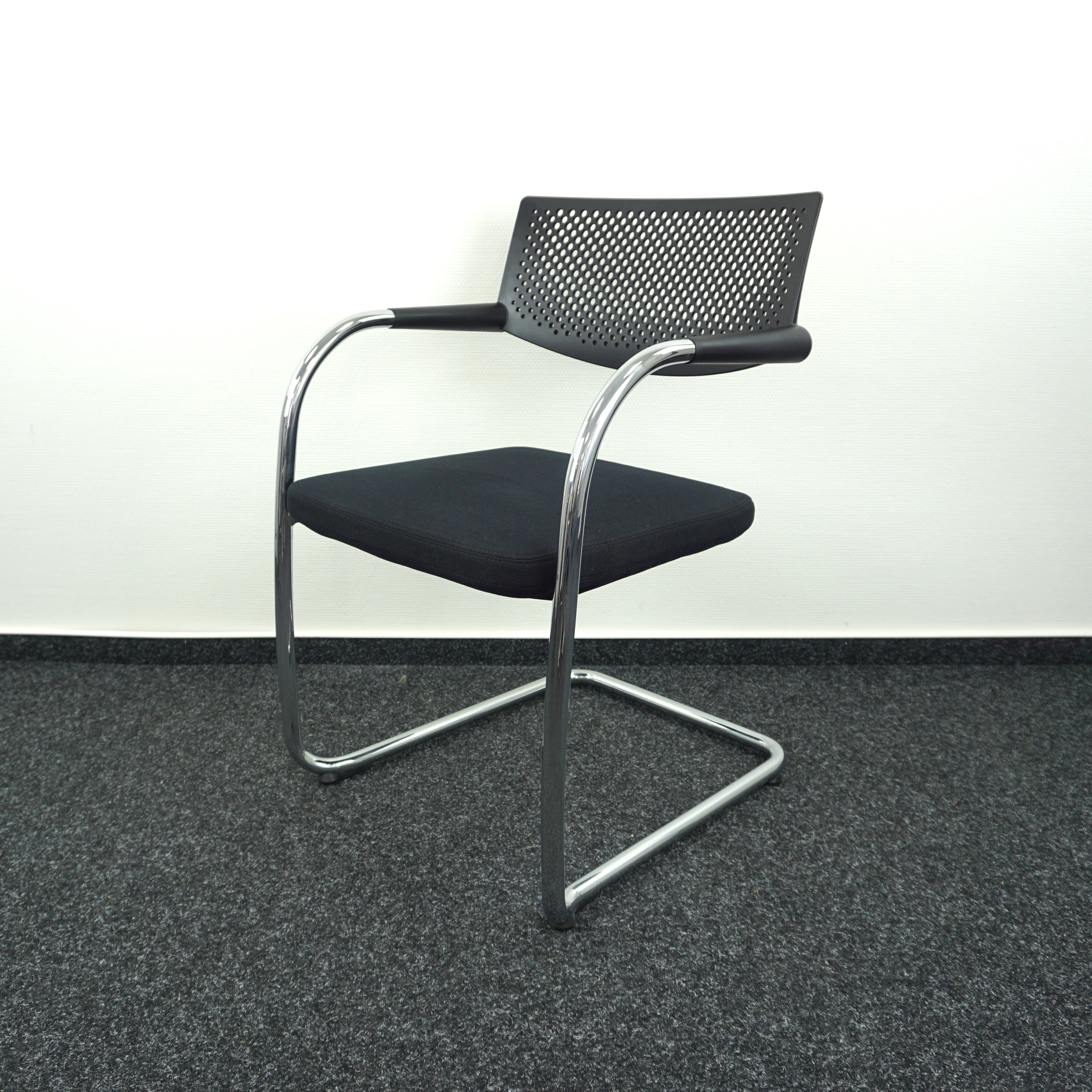 Vitra Visavis Design Konferenzstuhl | Schwarz