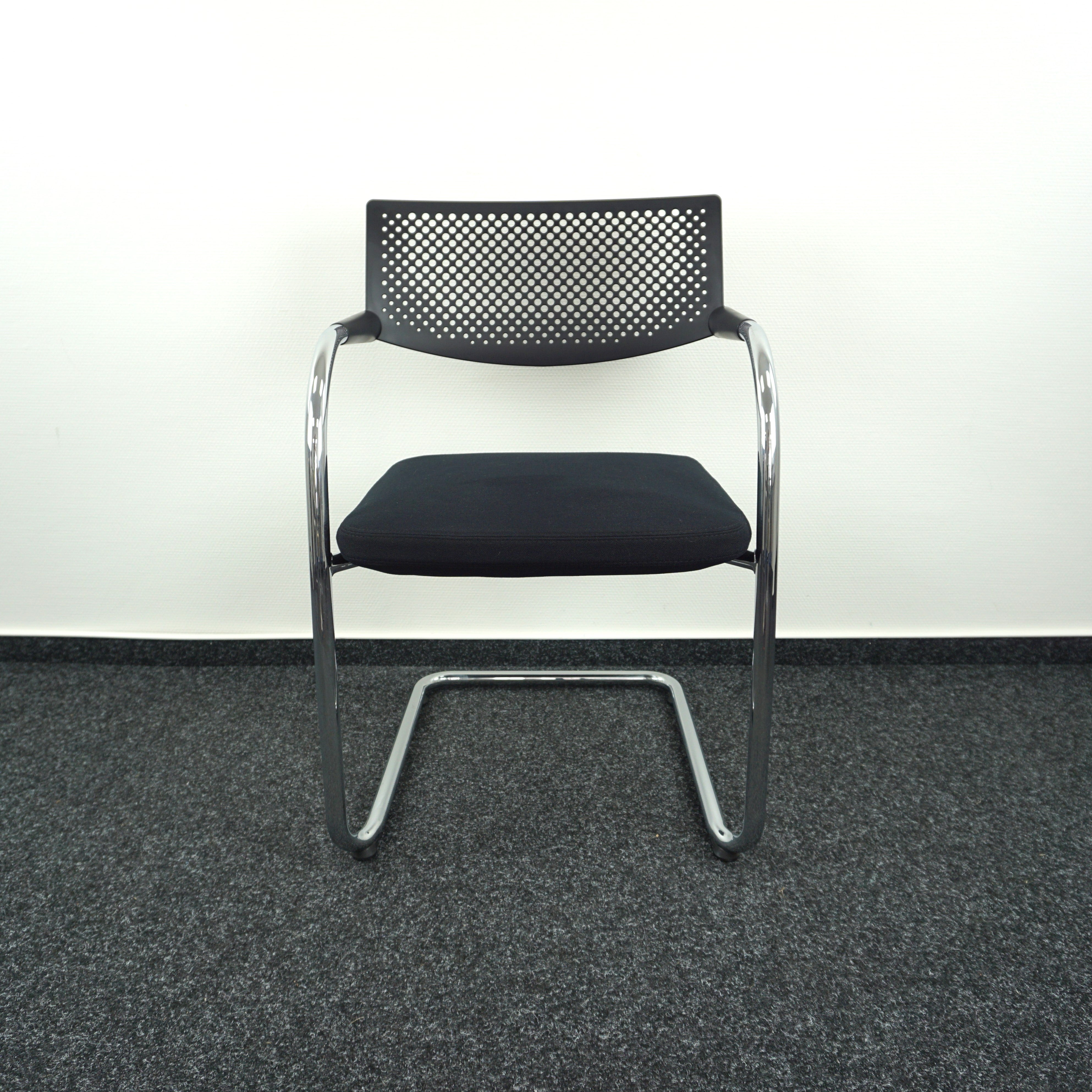 Vitra Visavis Design Konferenzstuhl | Schwarz