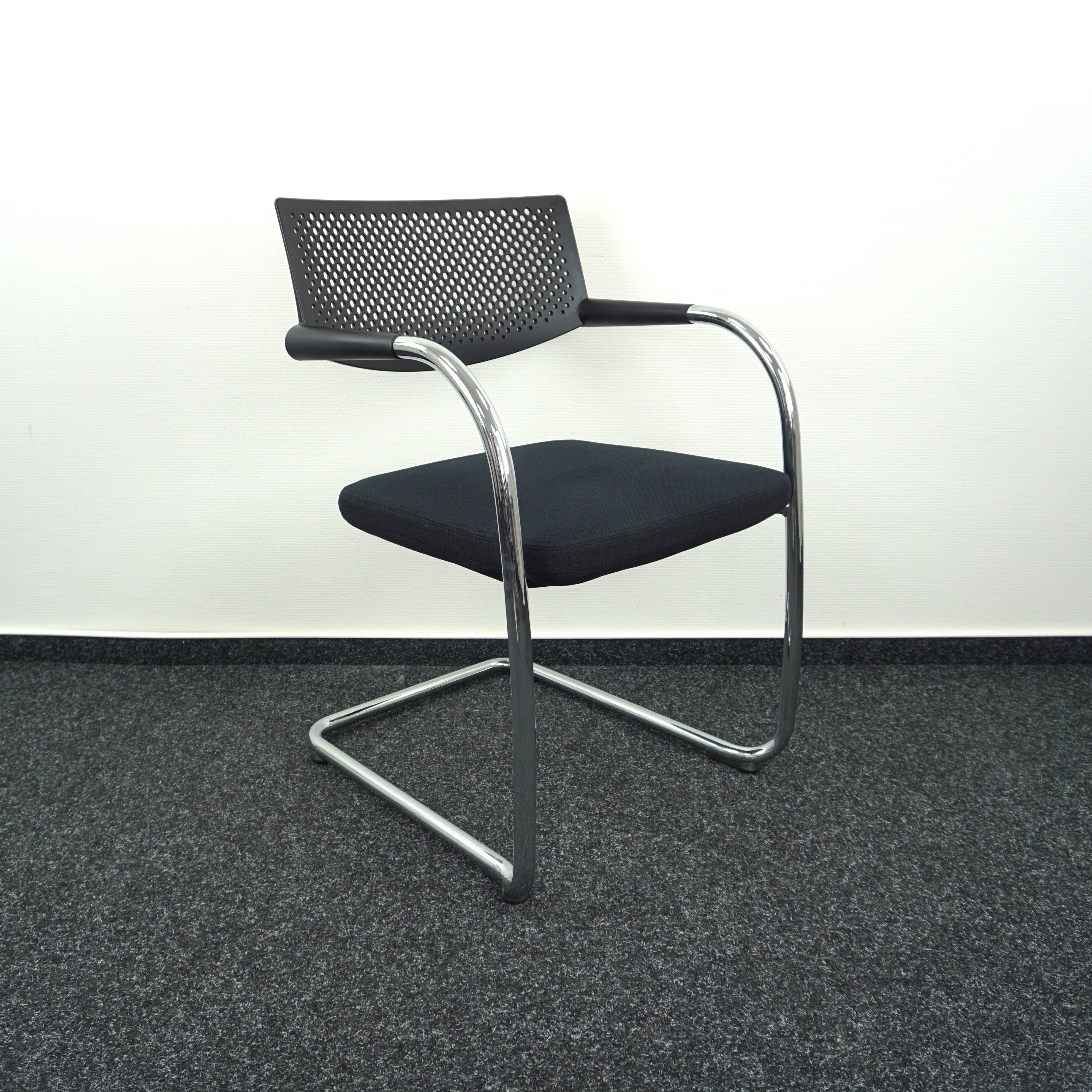 Vitra Visavis Design Konferenzstuhl | Schwarz
