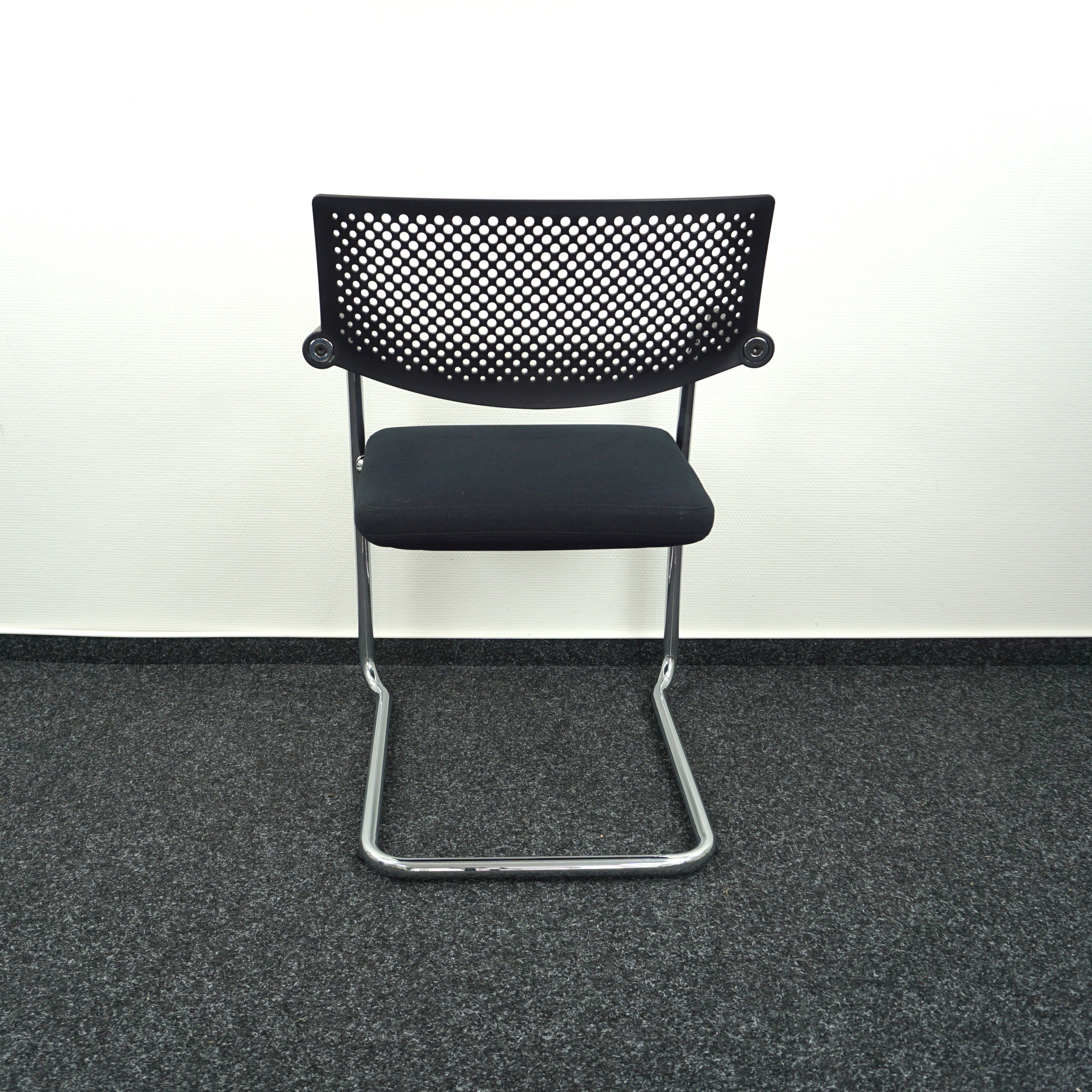 Vitra Visavis Design Konferenzstuhl | Schwarz