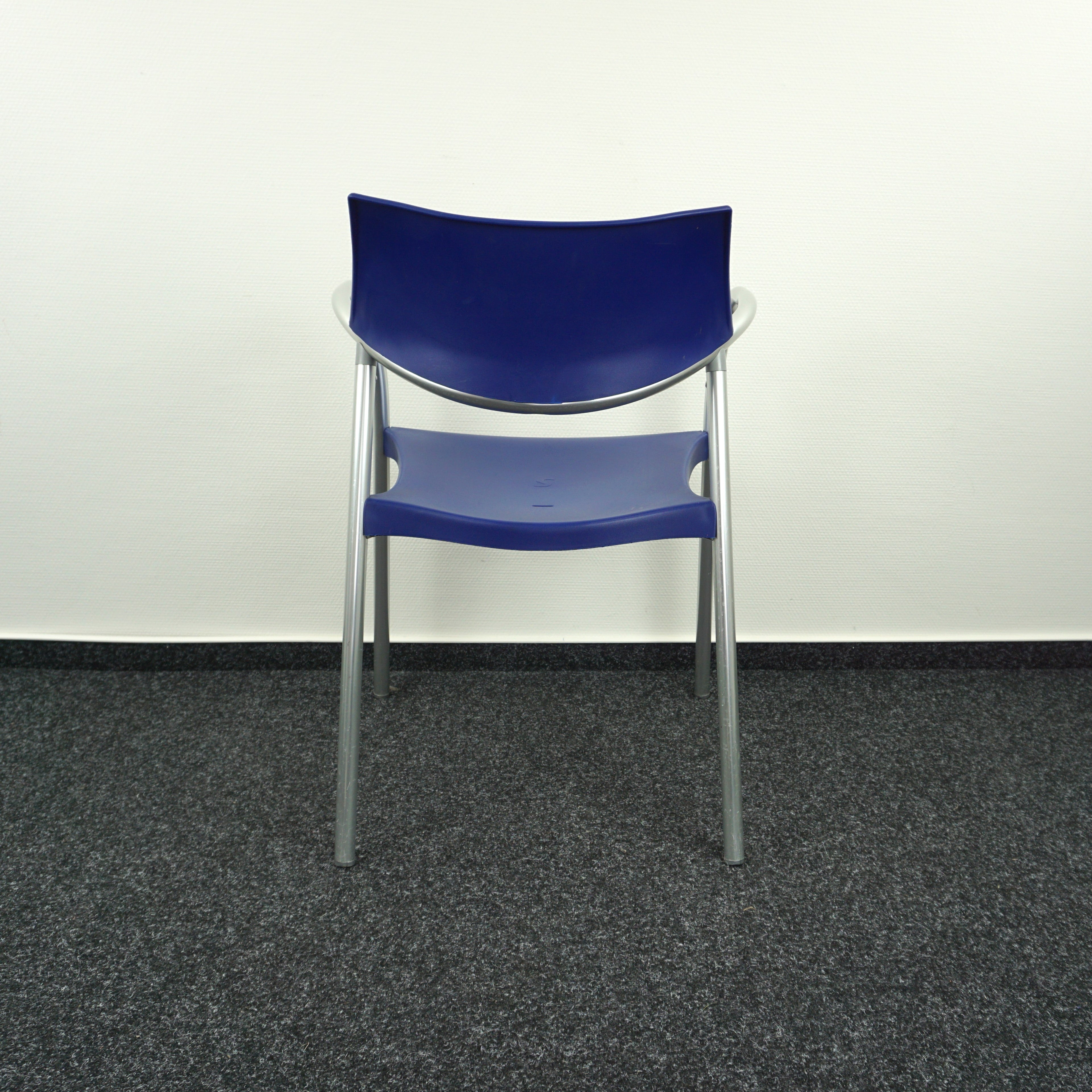 Amat Splash Chair Konferenzstuhl Dunkelblau Rückenansicht