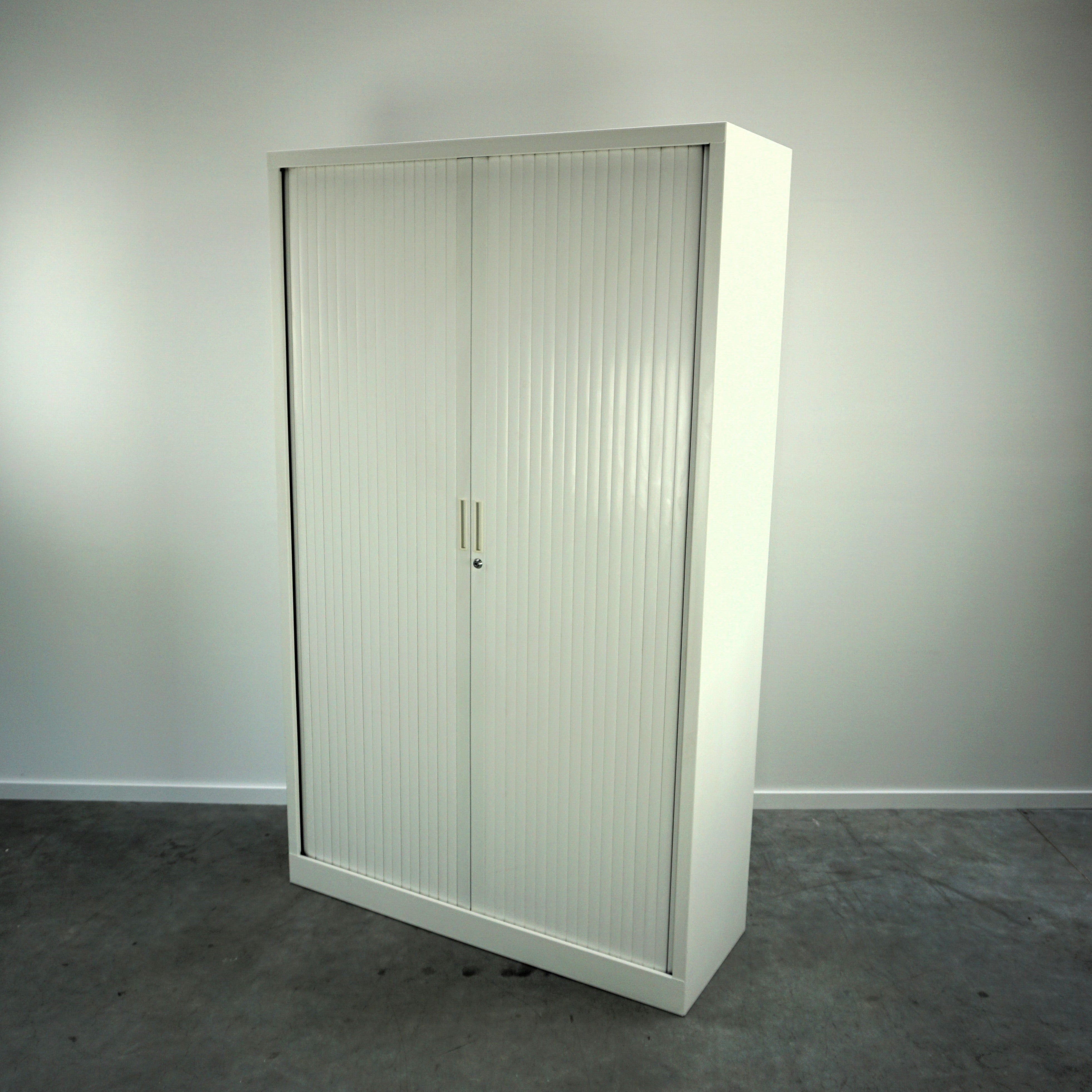 Aktenschrank | Rolladen | Weiß | 196 x 120 x 43 cm | 5 OH