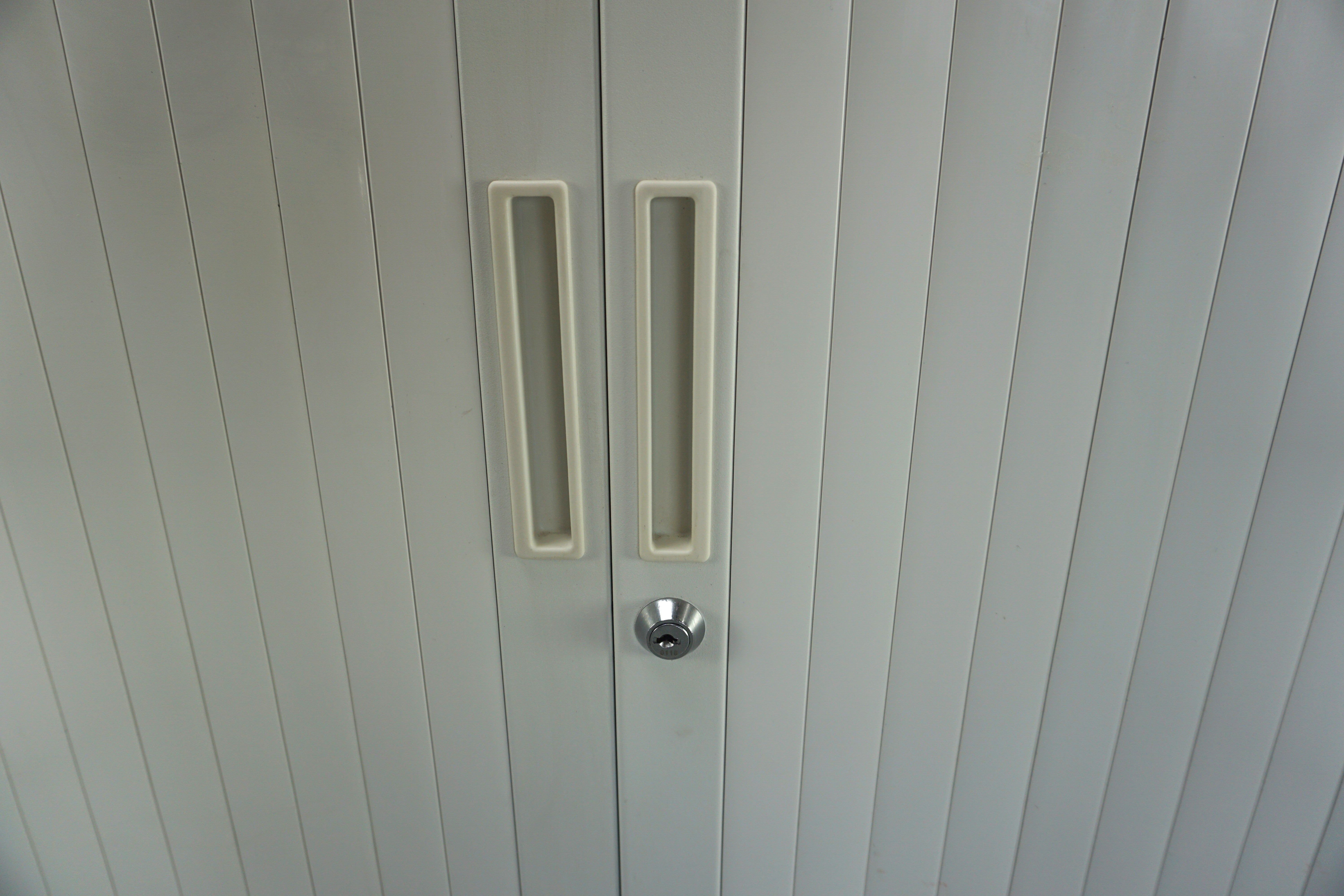 Aktenschrank | Rolladen | Weiß | 196 x 120 x 43 cm | 5 OH