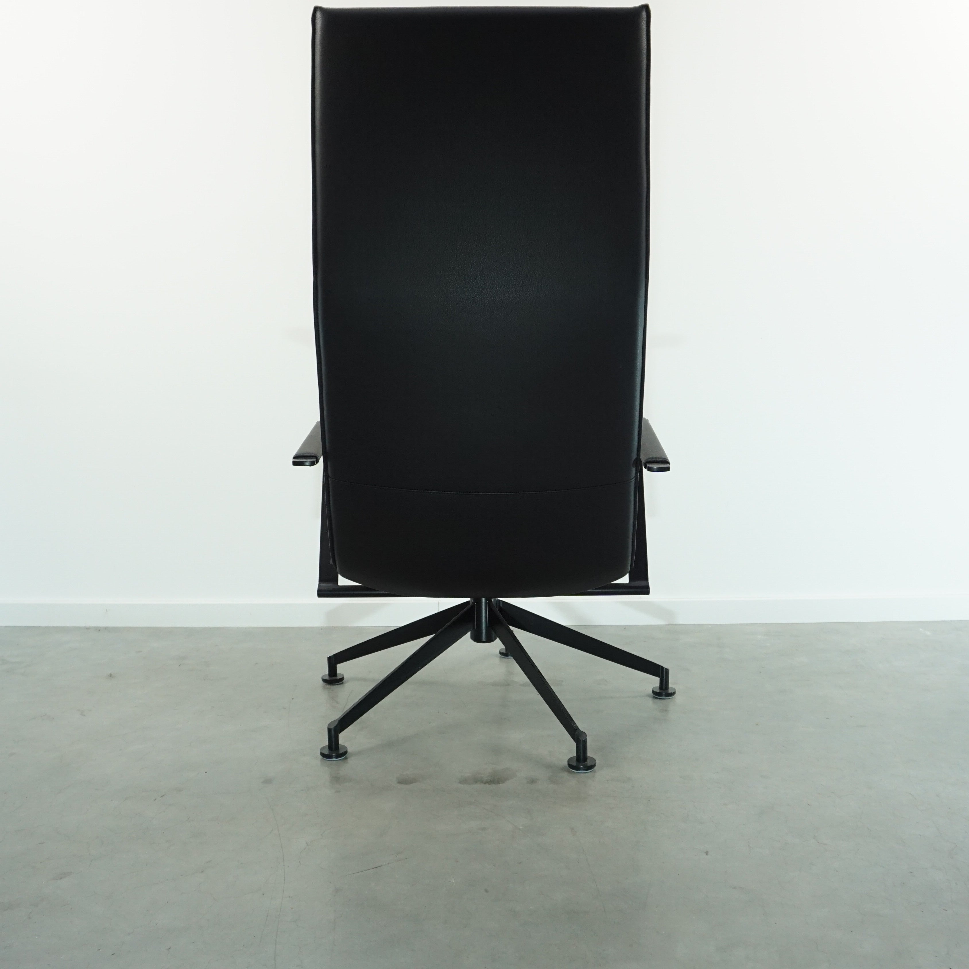 Girsberger Jack Lounge Sessel | Leder | Schwarz