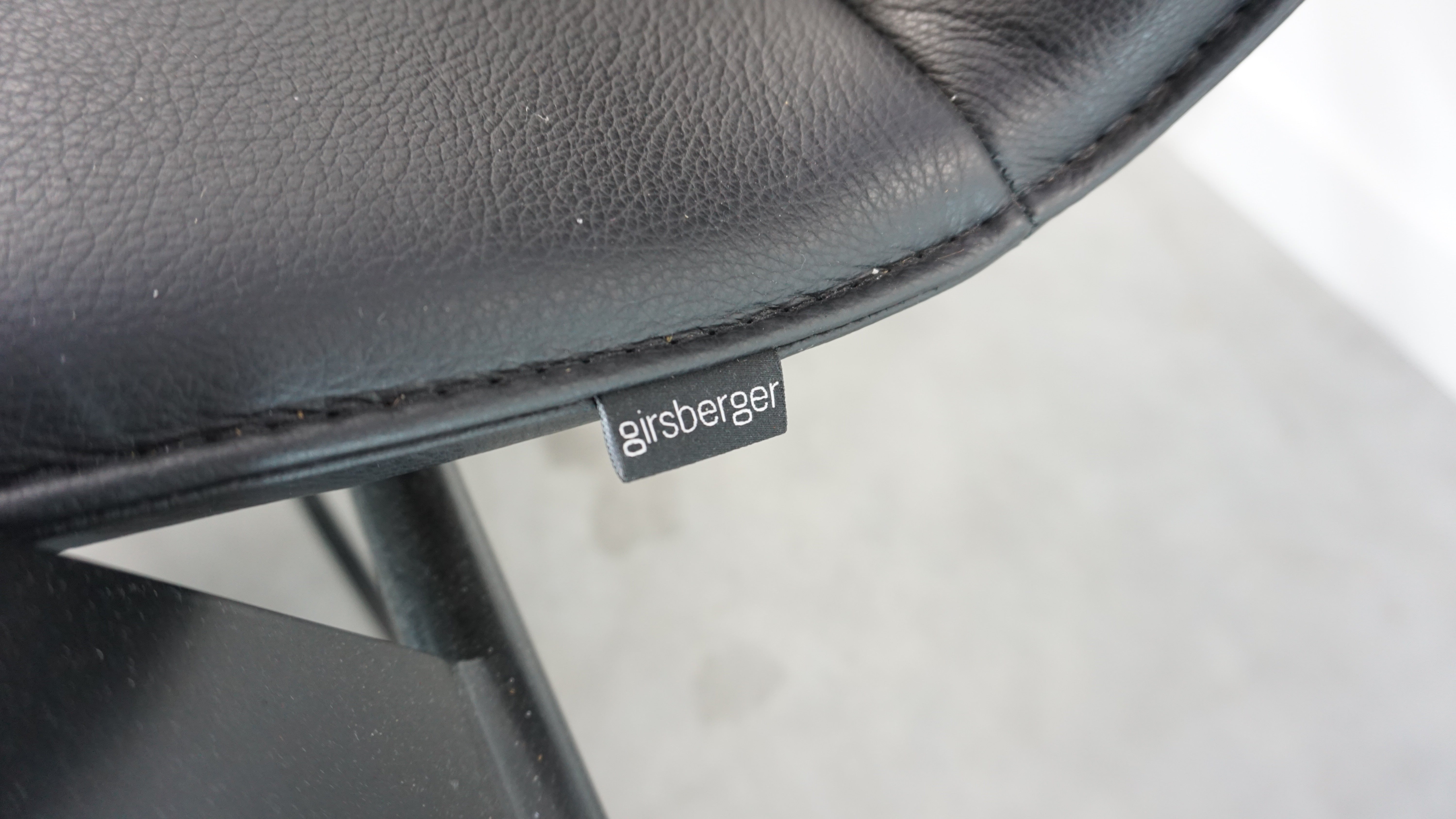 Girsberger Jack Lounge Sessel | Leder | Schwarz