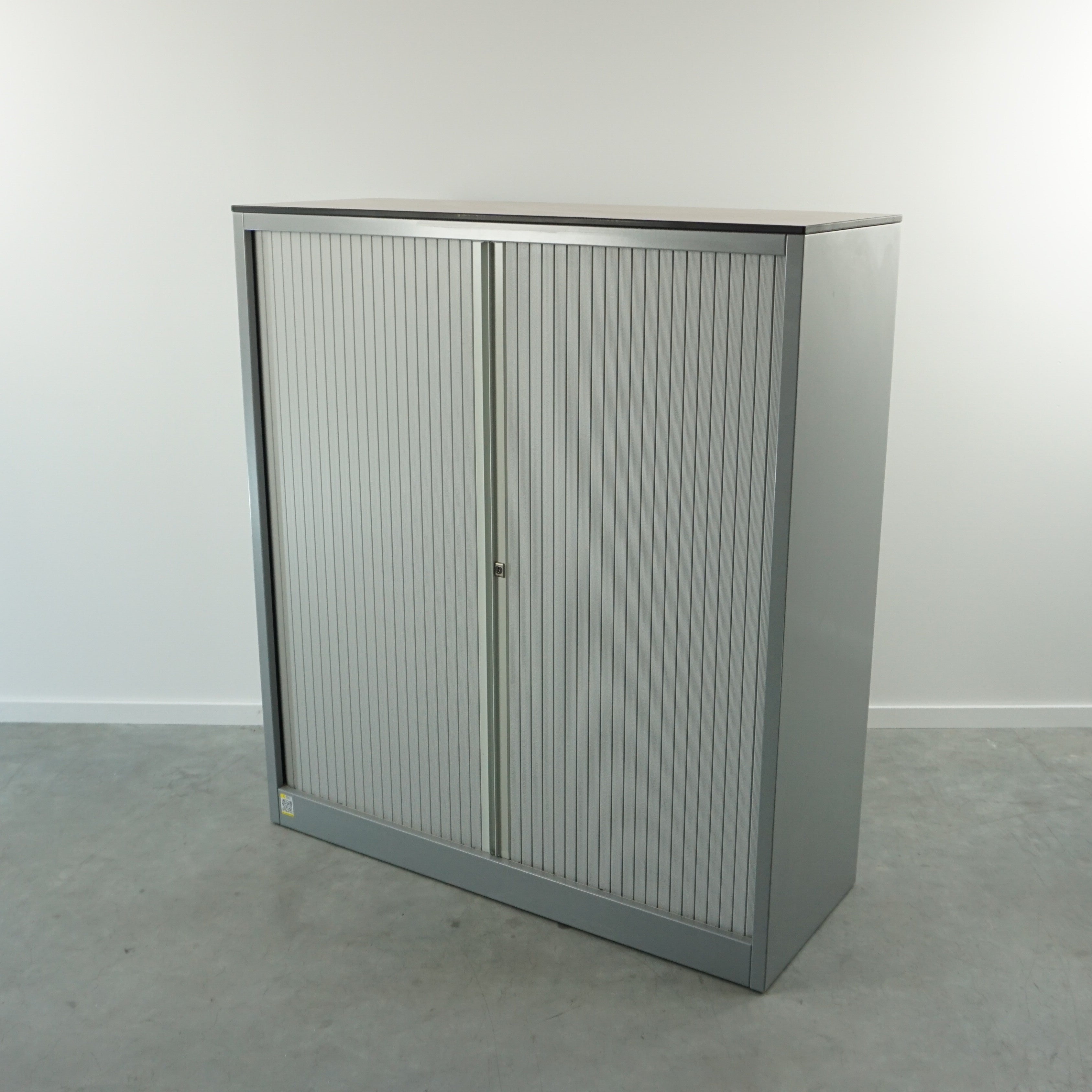 Jalousieschrank | Aktenschrank | 134 x 120 x 45,5 cm | Grau