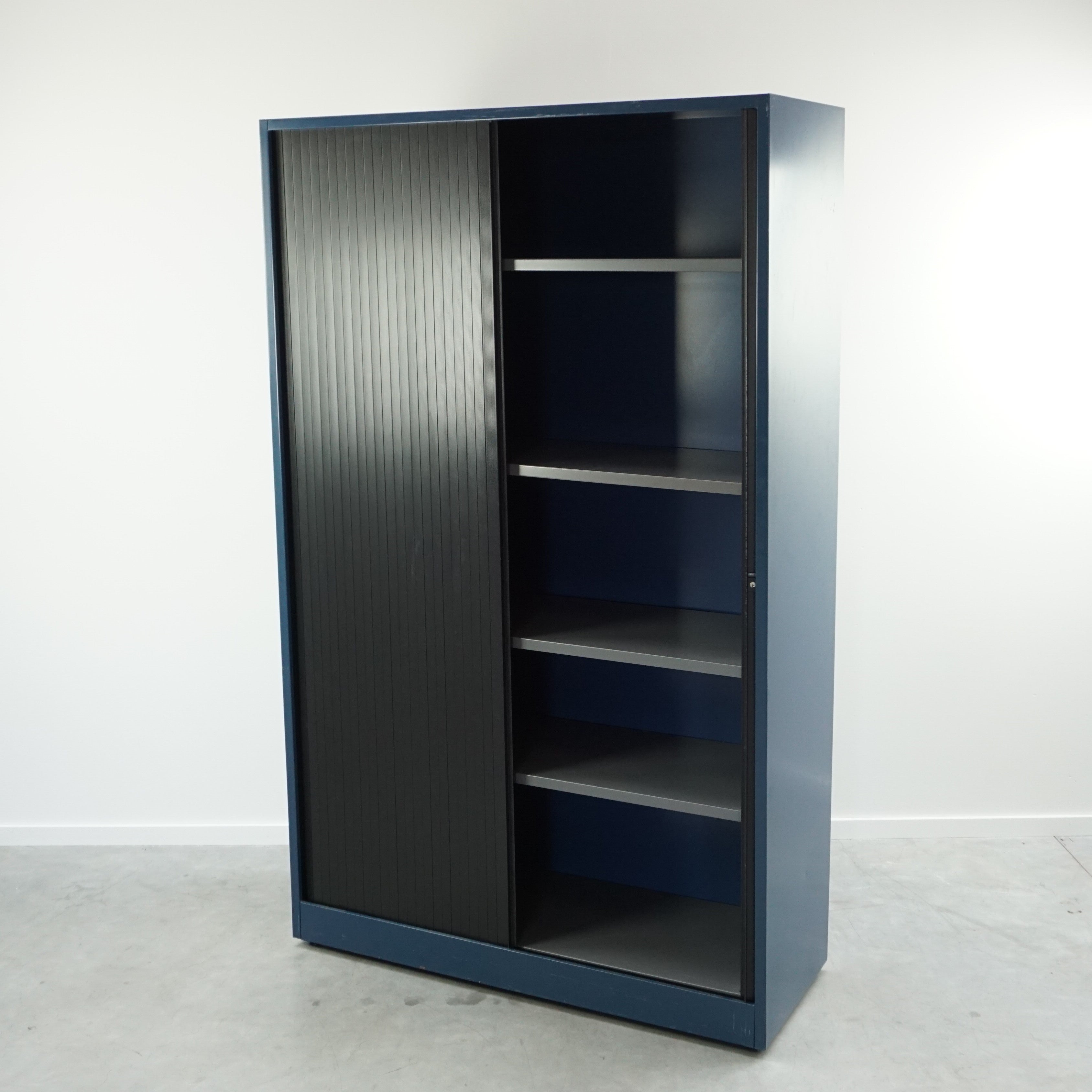 Ahrend Jalousieschrank | 195 x 120 x 45 cm | Blau | 5 OH