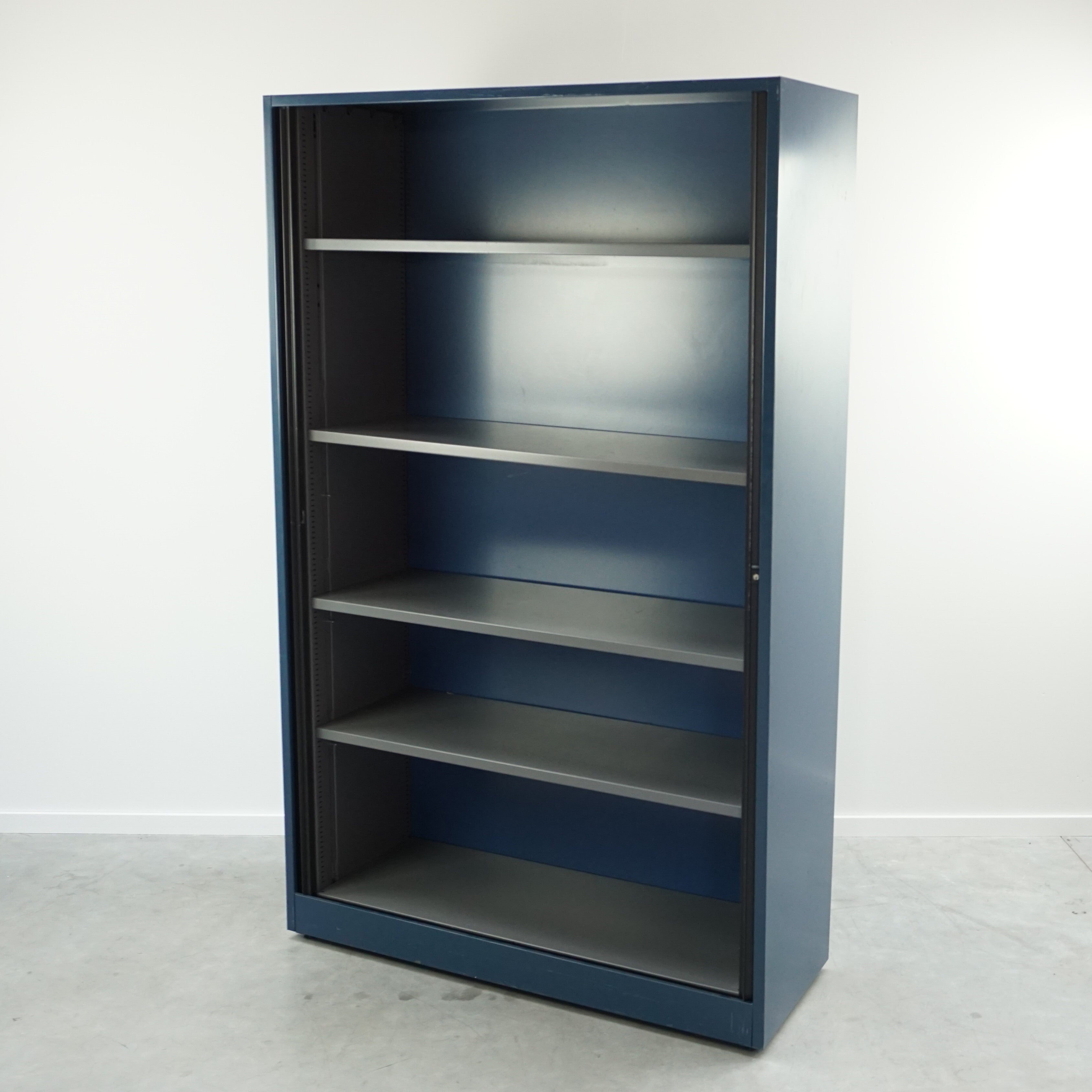Ahrend Jalousieschrank | 195 x 120 x 45 cm | Blau | 5 OH