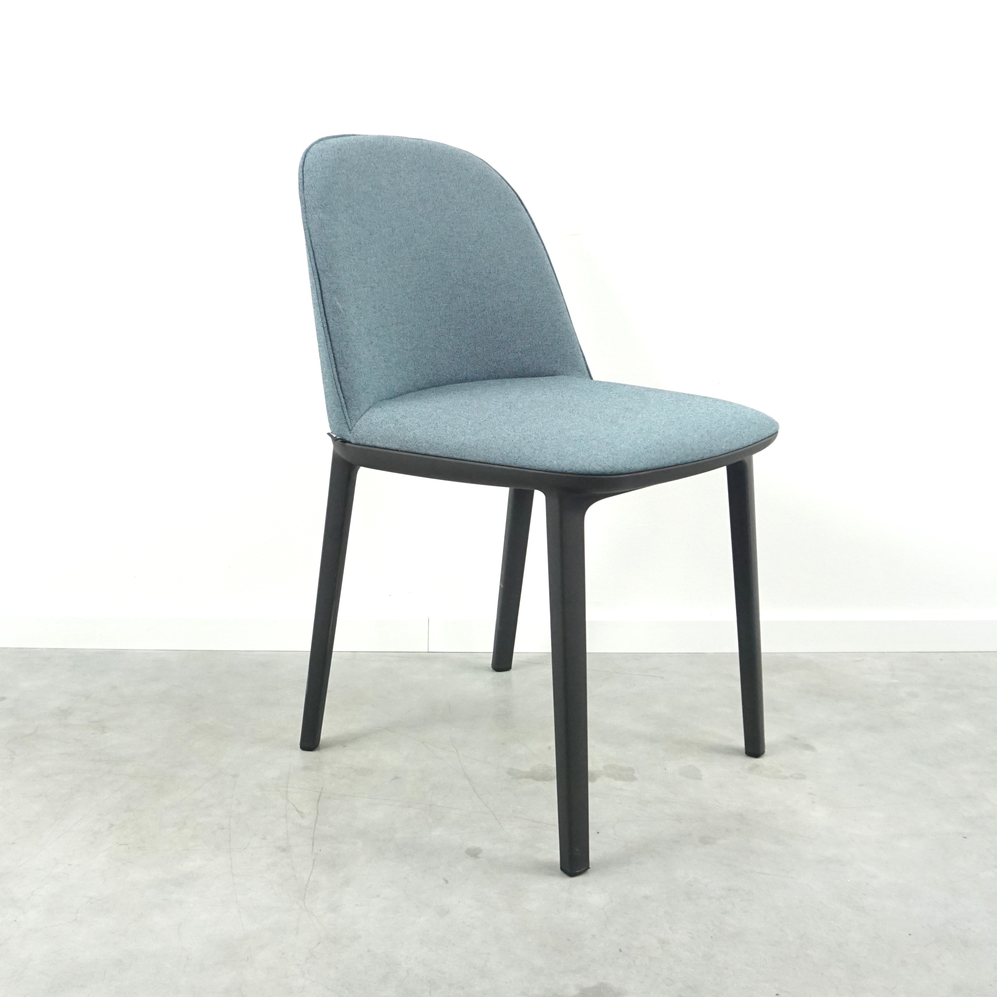Vitra Softshell Side Chair Designstuhl | Blau | Schwarz