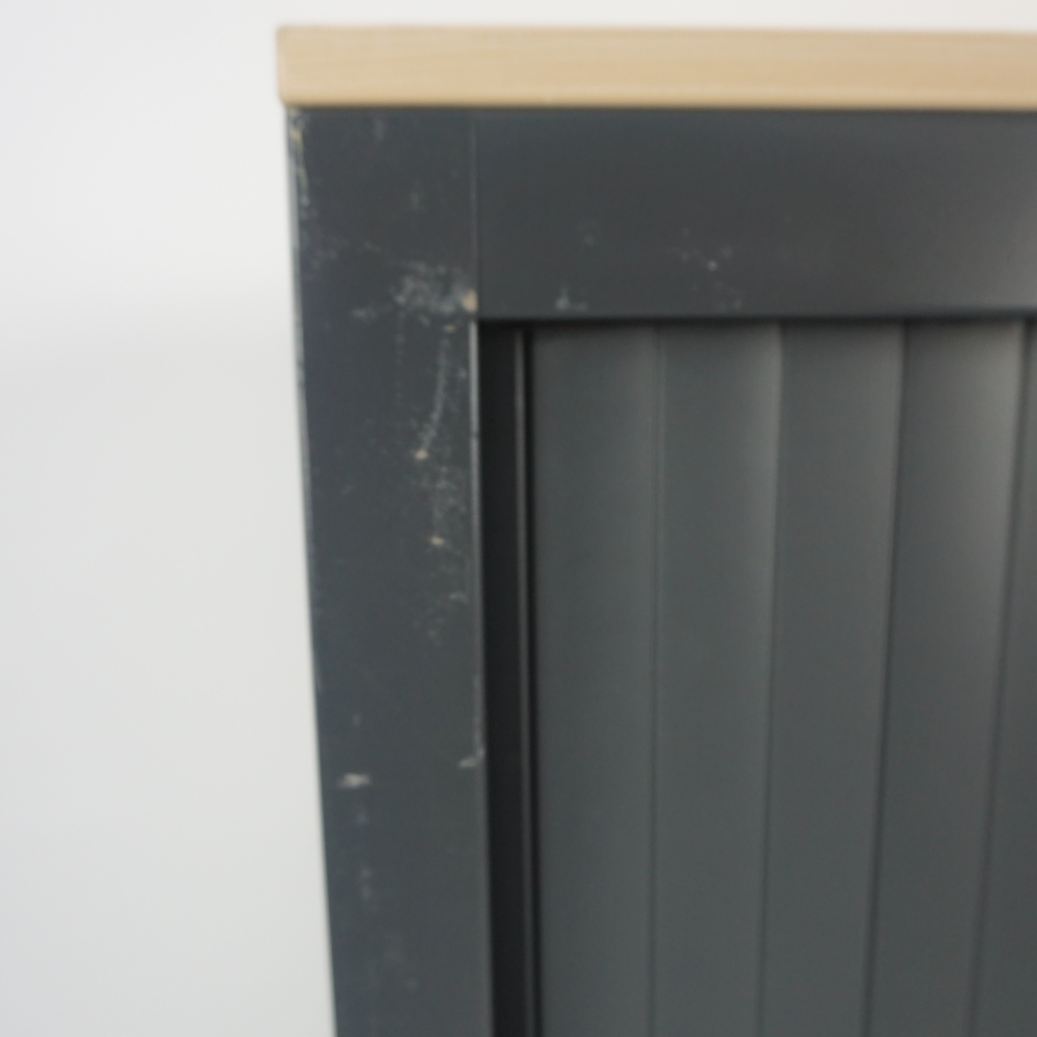 Steelcase Jalousieschrank | 130 x 100 x 43 cm | Schwarz | 3 OH