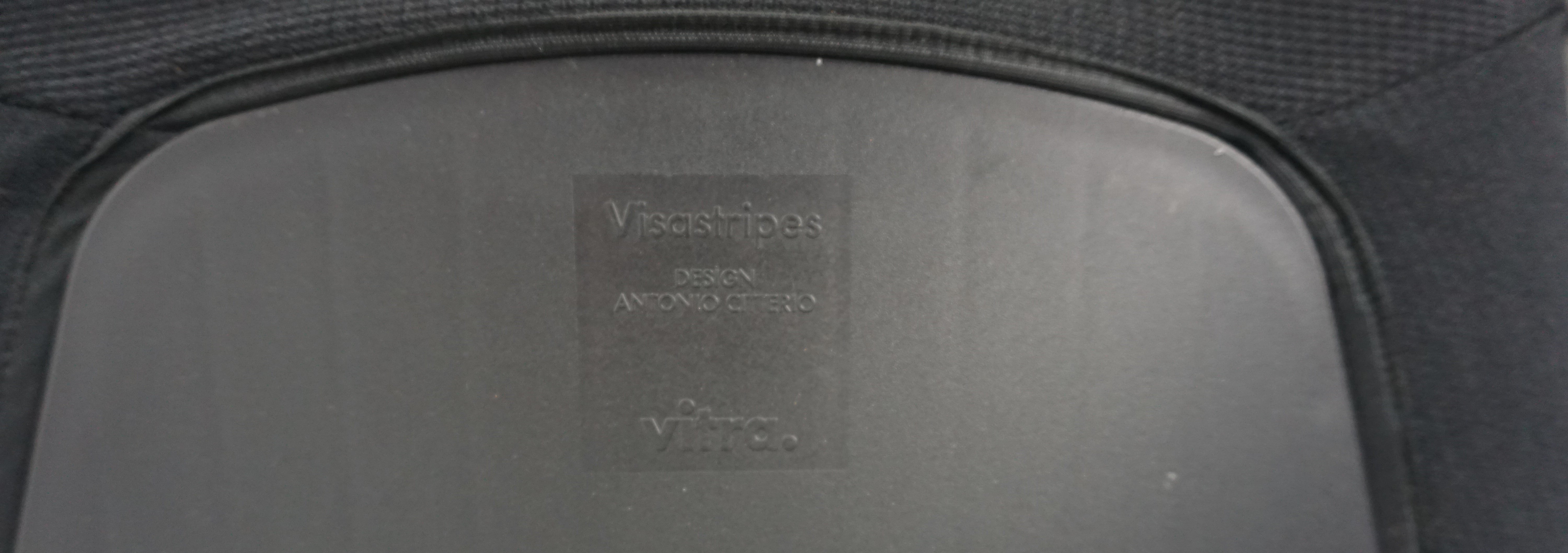 Vitra Visastripes Konferenzstuhl | Schwarz