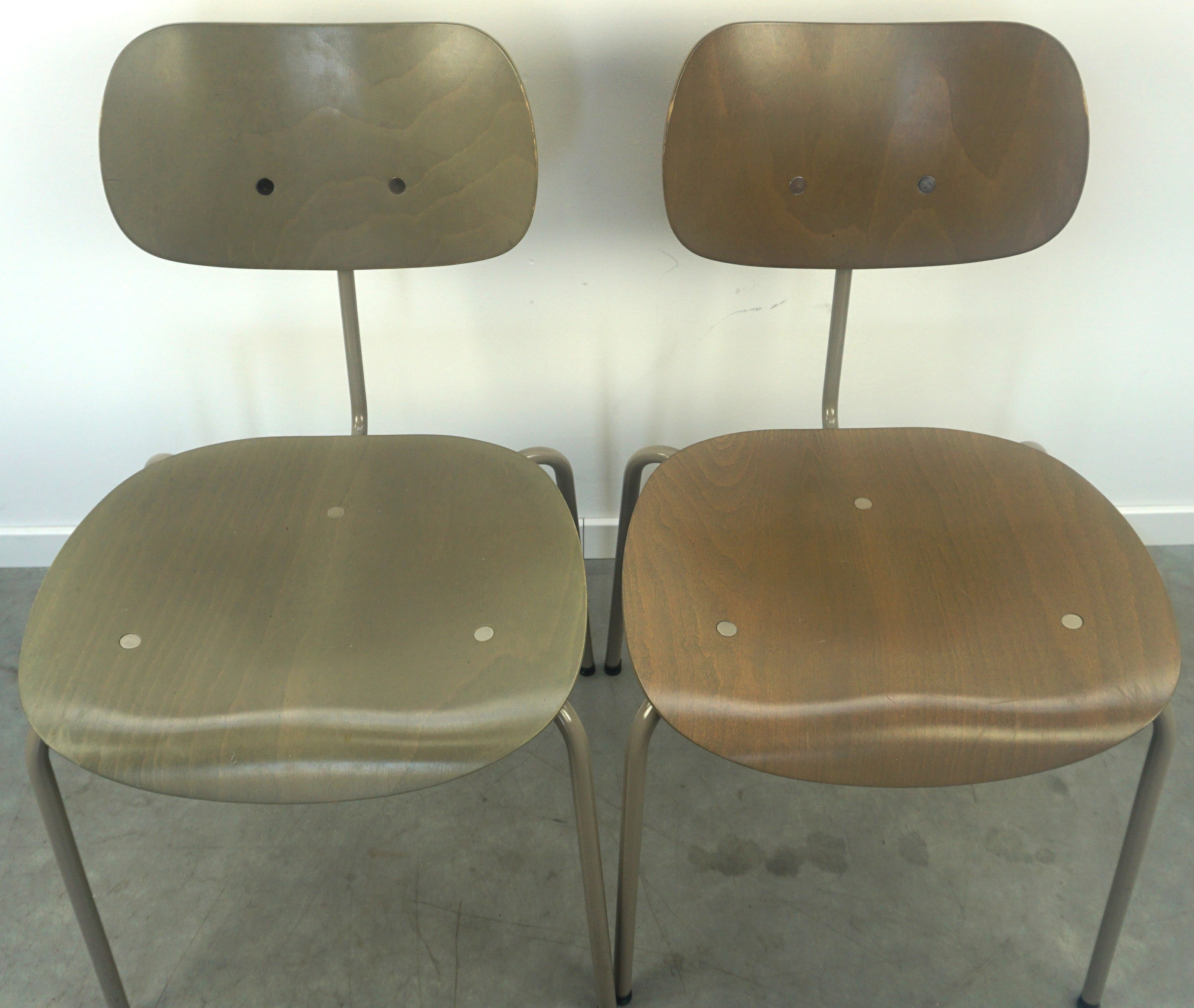 Wilde + Spieth by Egon Eiermann SE68 Chair Braun und Grau