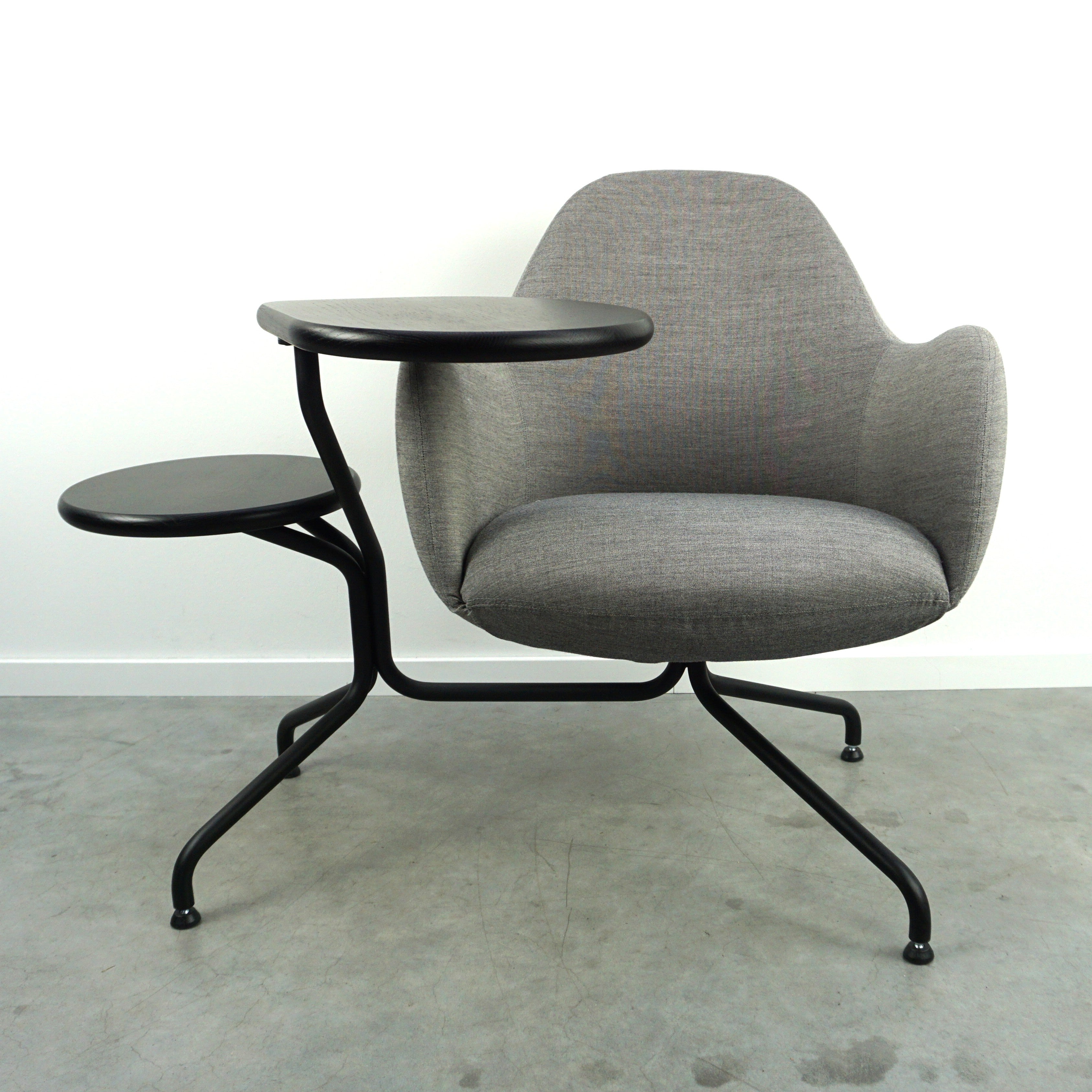Blå Station Wilmer CT Designsessel | Multifunktionssessel | Hellgrau