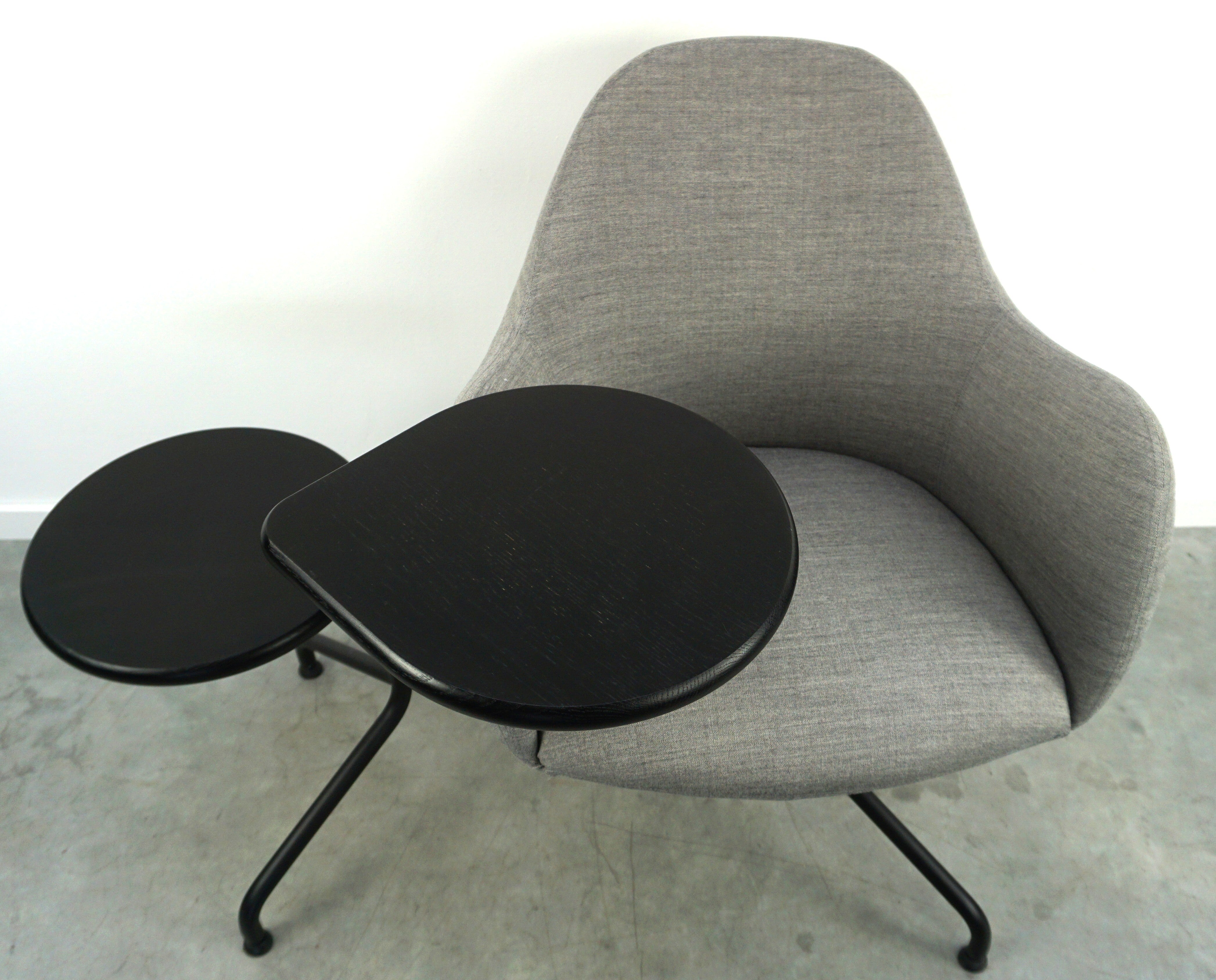 Blå Station Wilmer CT Designsessel | Multifunktionssessel | Hellgrau