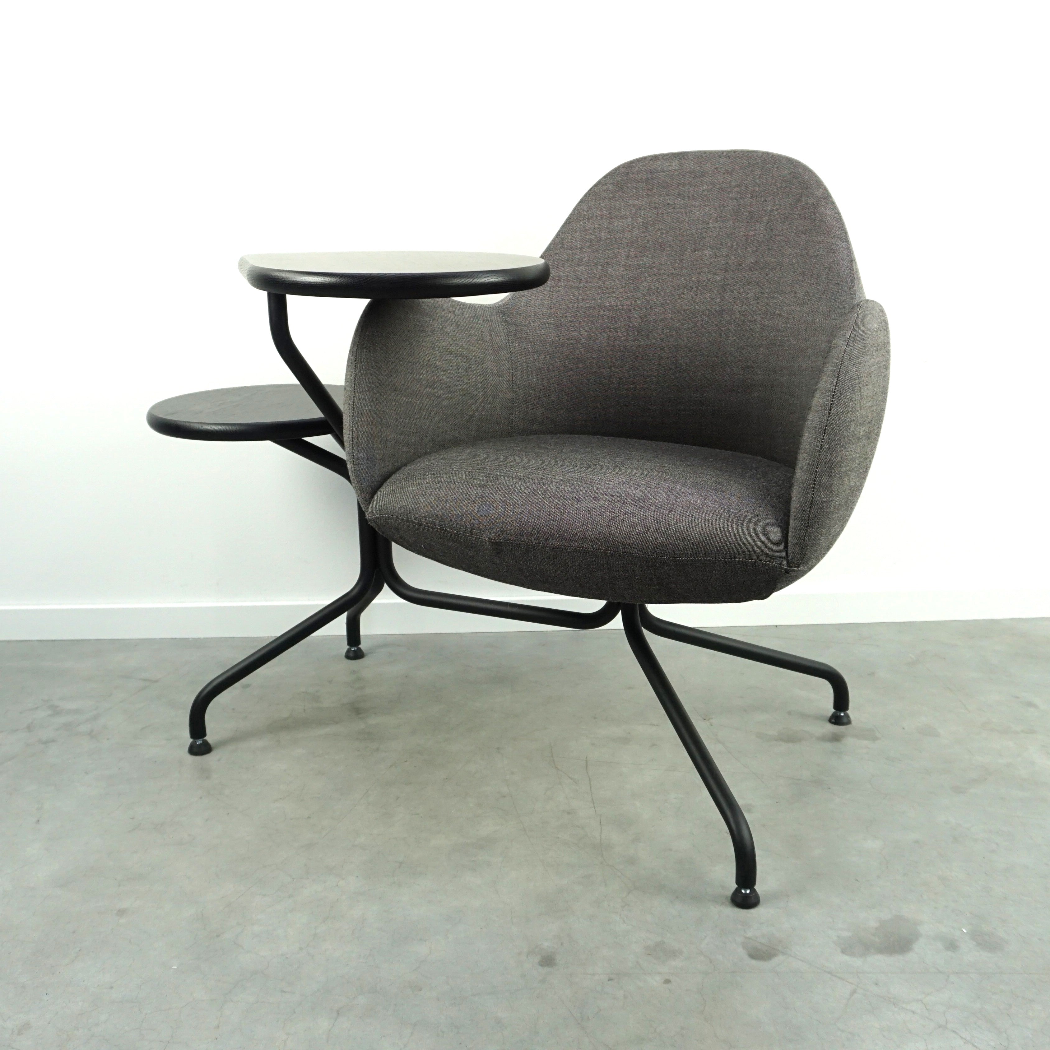 Blå Station Wilmer CT Designsessel | Multifunktionssessel | Grau