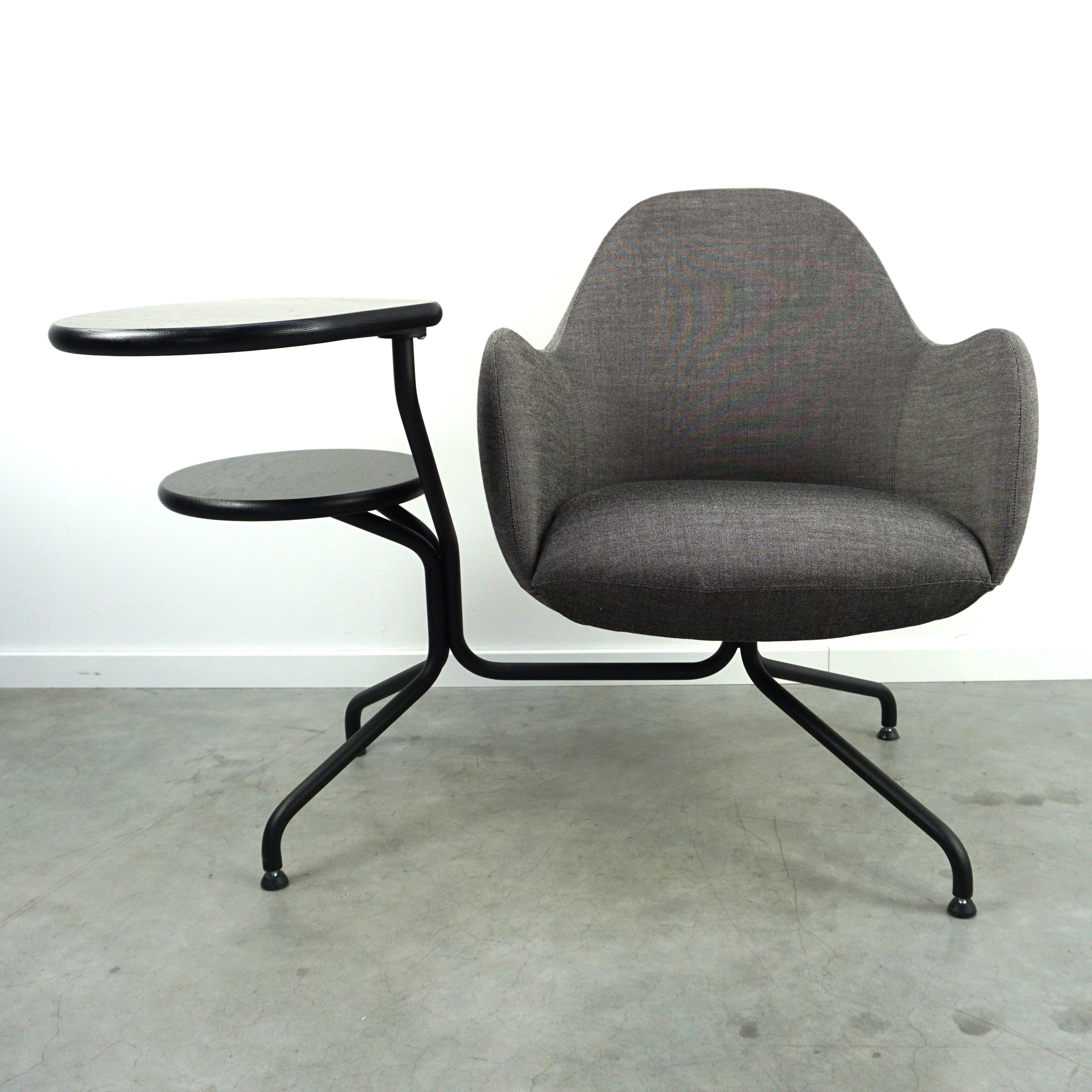 Blå Station Wilmer CT Designsessel | Multifunktionssessel | Grau