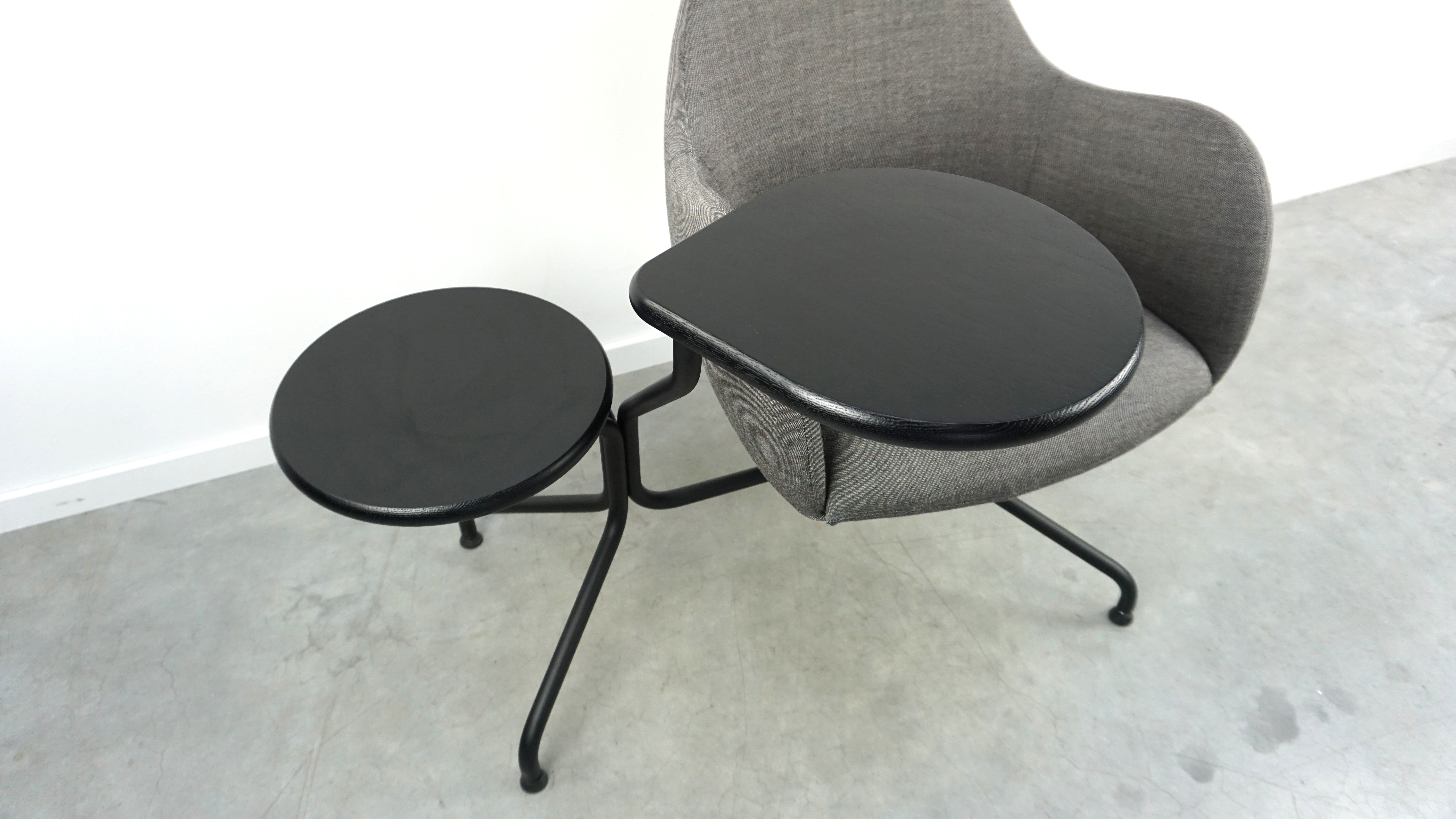 Blå Station Wilmer CT Designsessel | Multifunktionssessel | Grau